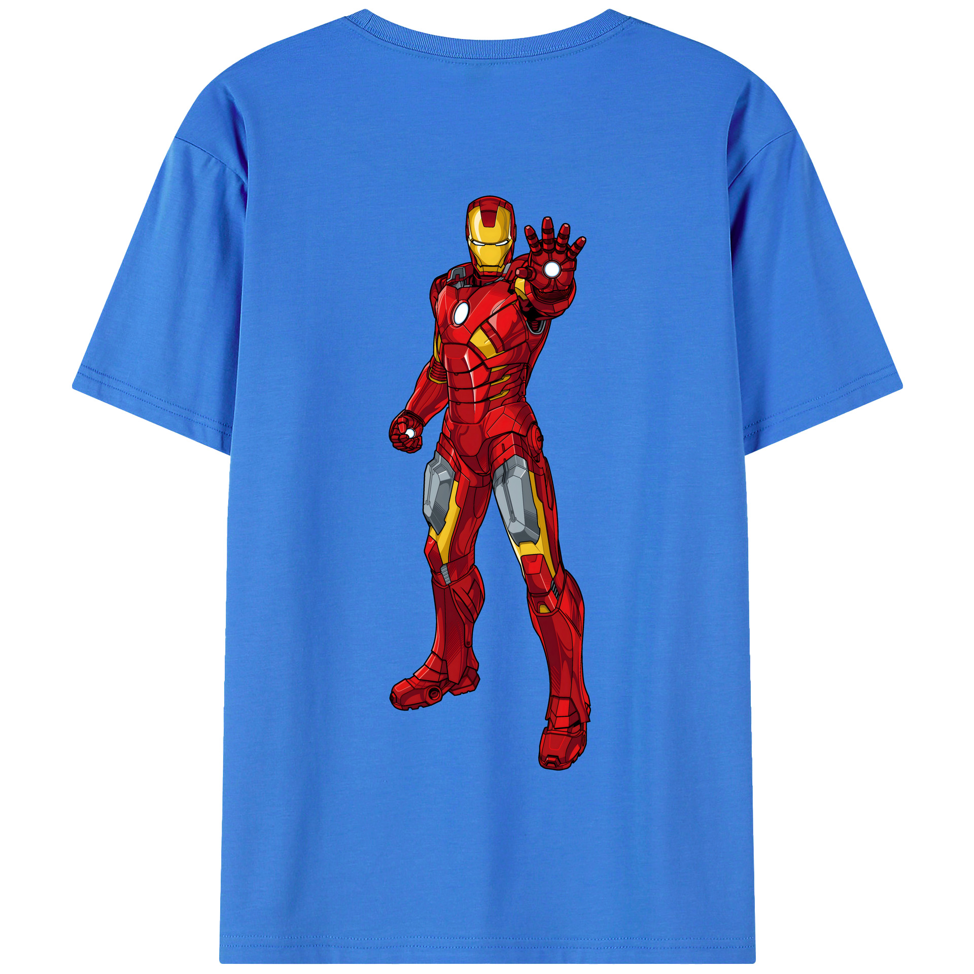 （画像用） アベンジャーズ The Avengers 綿100％半袖Tシャツ（背面プリント）