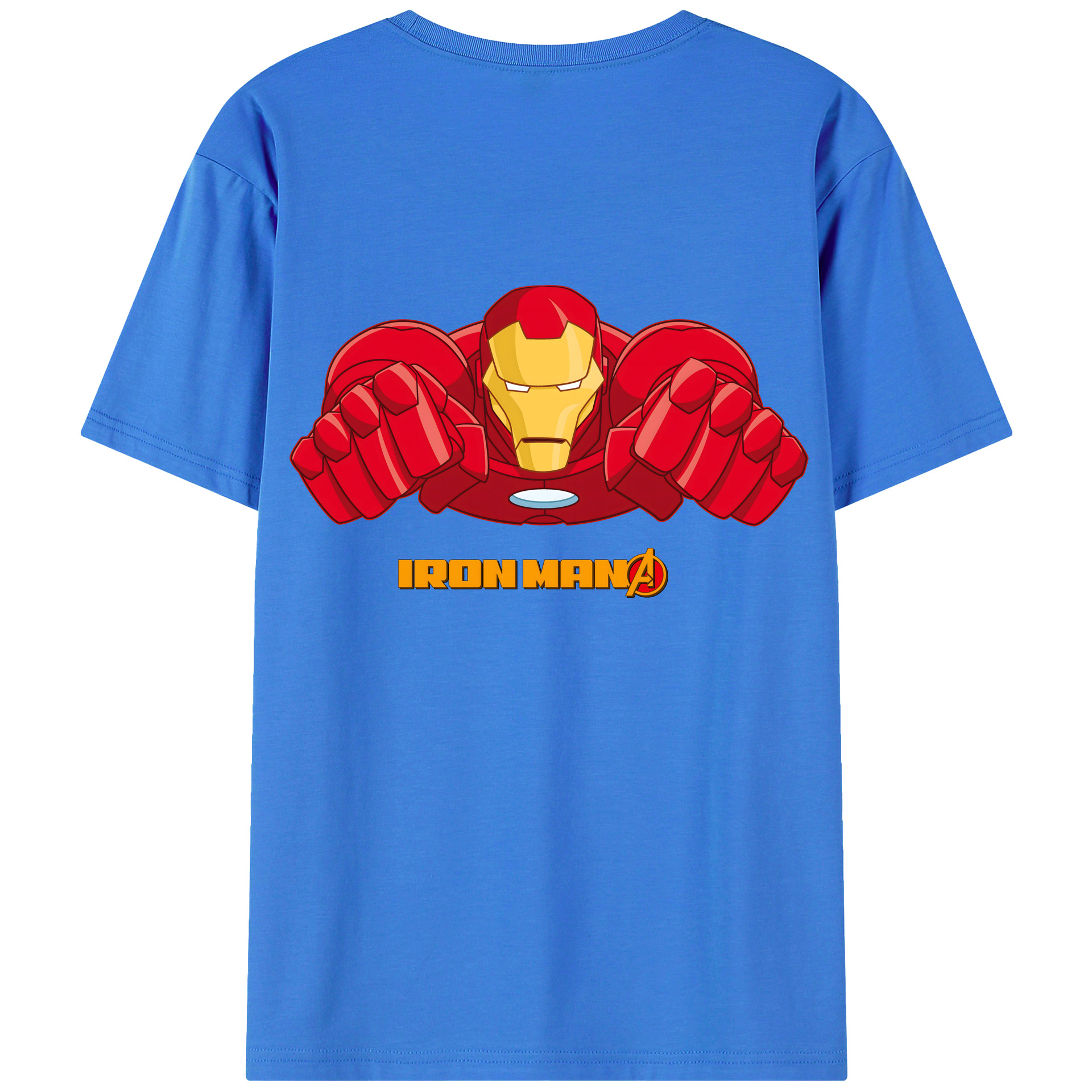 （画像用） アベンジャーズ The Avengers 綿100％半袖Tシャツ（背面プリント）