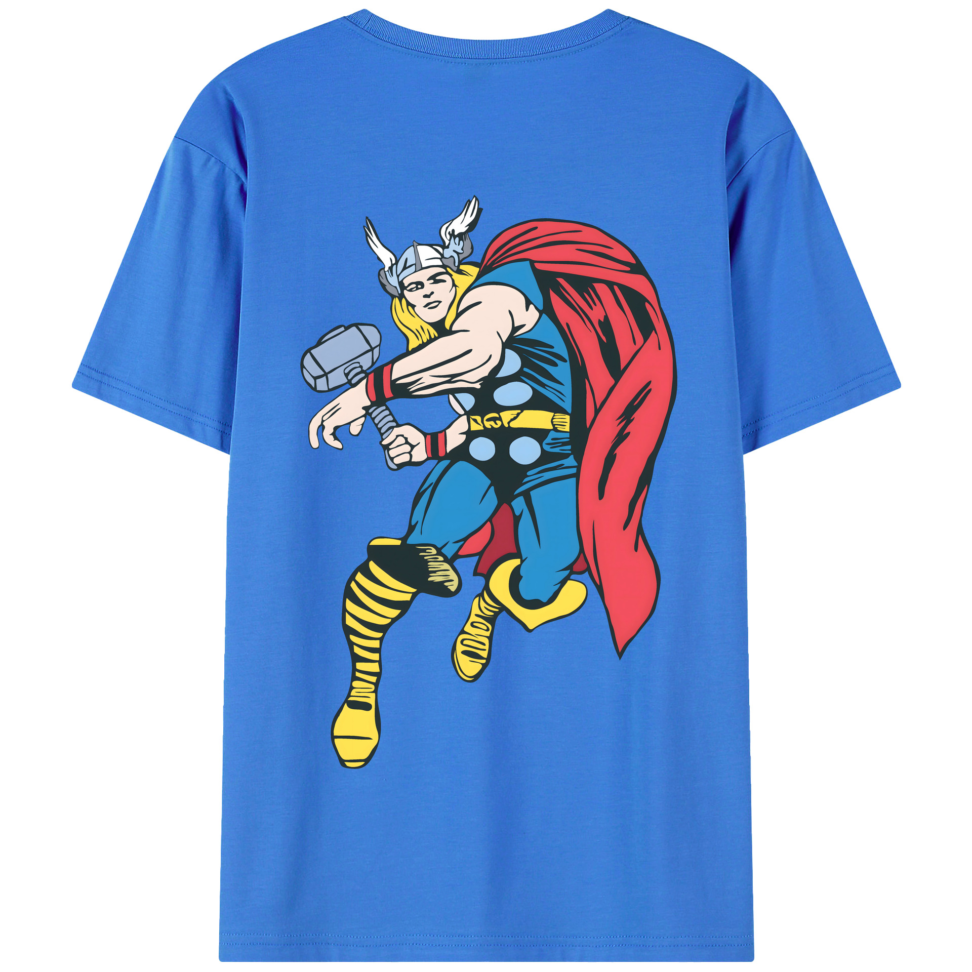 （画像用） アベンジャーズ The Avengers 綿100％半袖Tシャツ（背面プリント）