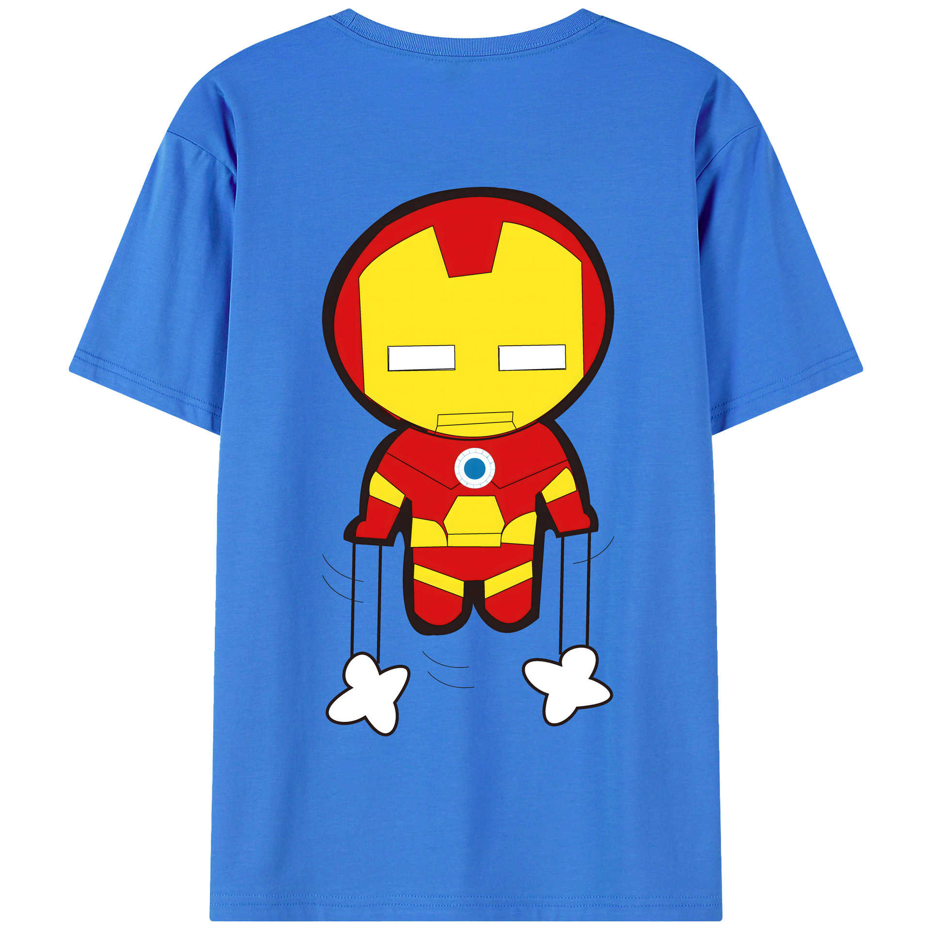 （画像用） アベンジャーズ The Avengers 綿100％半袖Tシャツ（背面プリント）