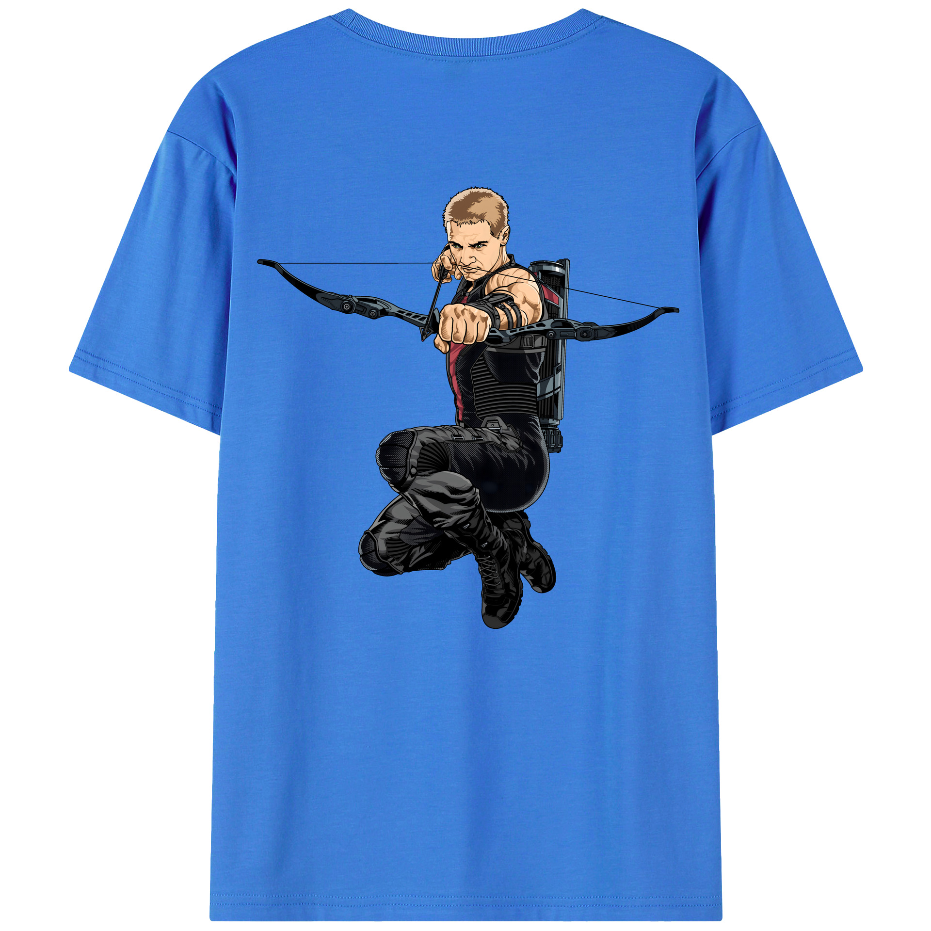 （画像用） アベンジャーズ The Avengers 綿100％半袖Tシャツ（背面プリント）