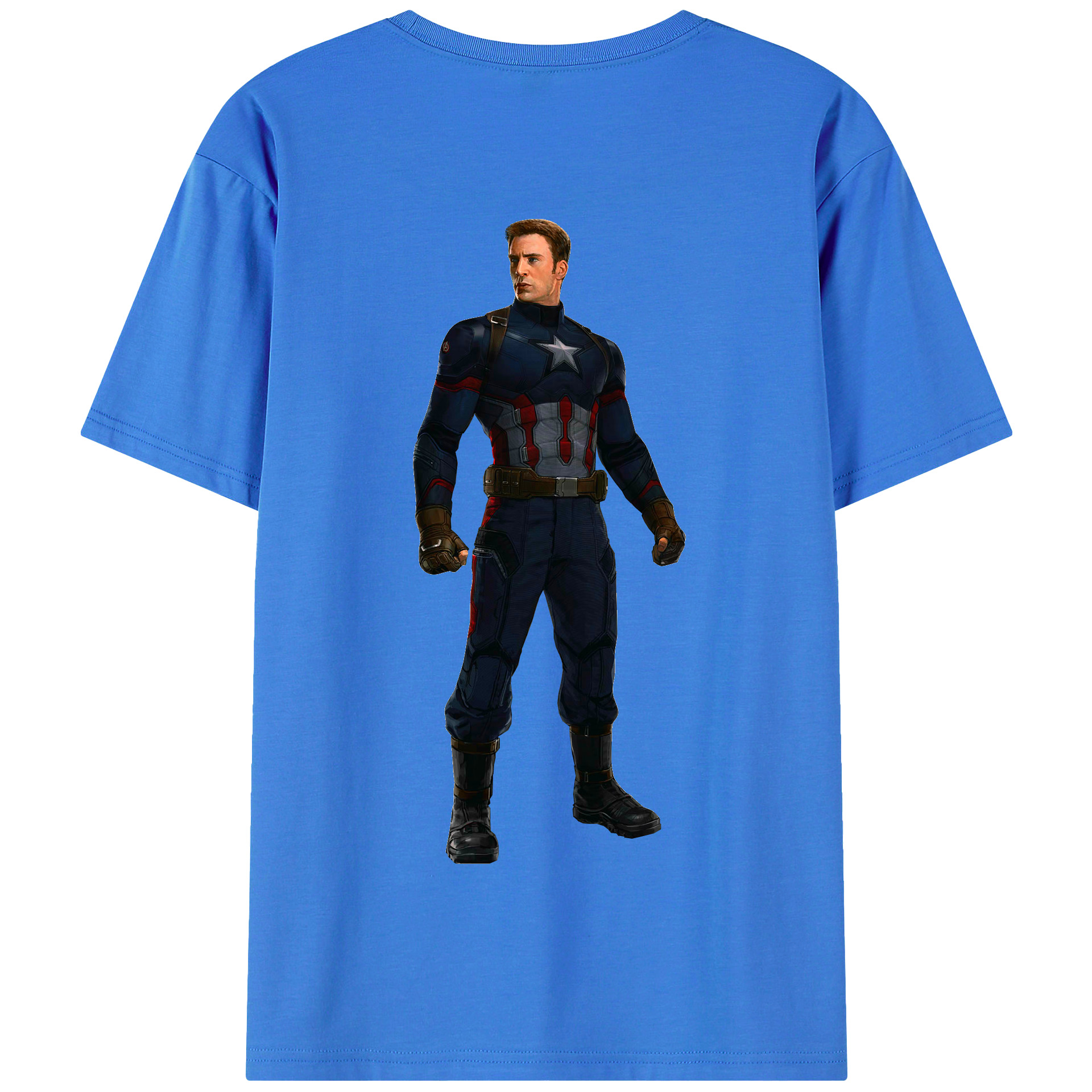 （画像用） アベンジャーズ The Avengers 綿100％半袖Tシャツ（背面プリント）