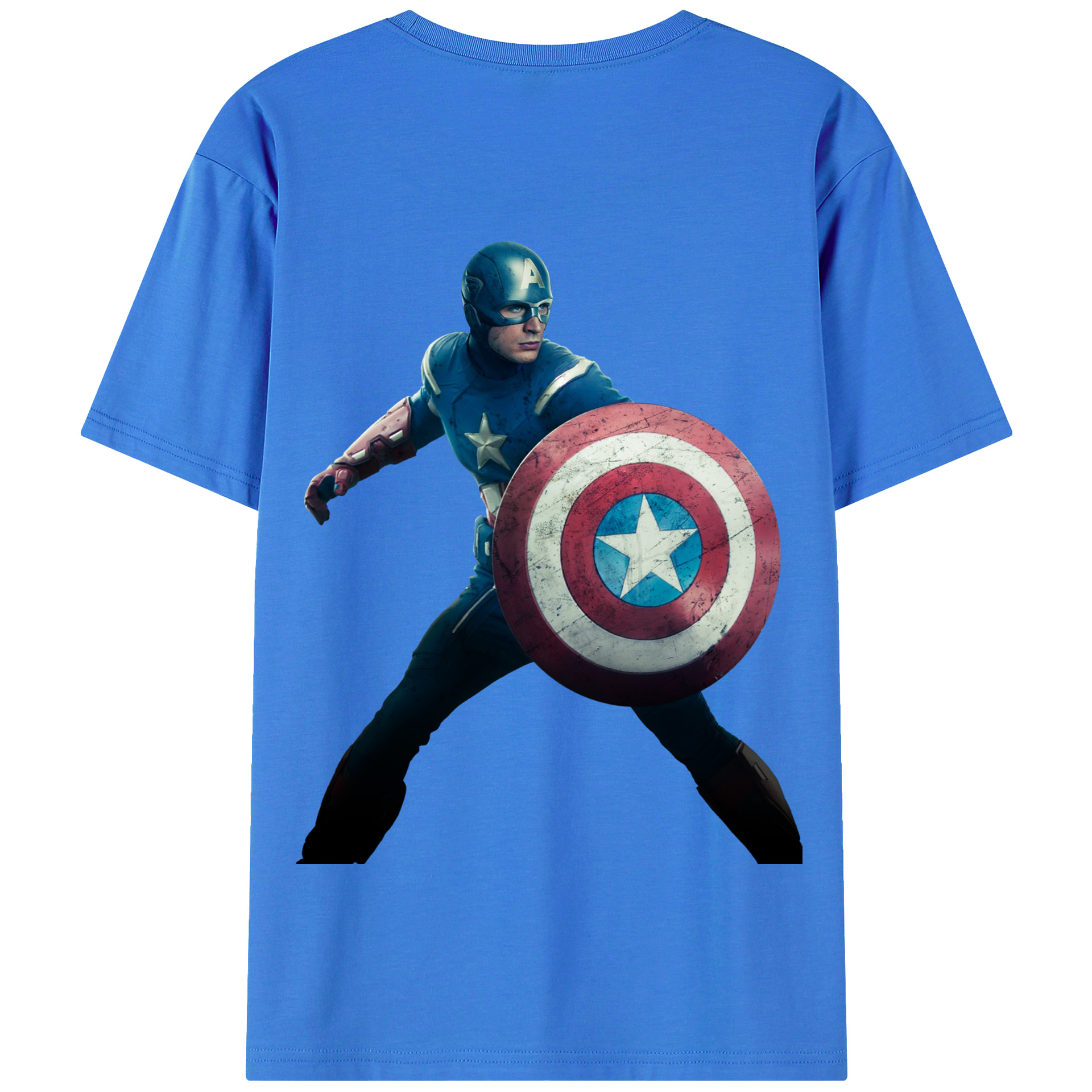 （画像用） アベンジャーズ The Avengers 綿100％半袖Tシャツ（背面プリント）