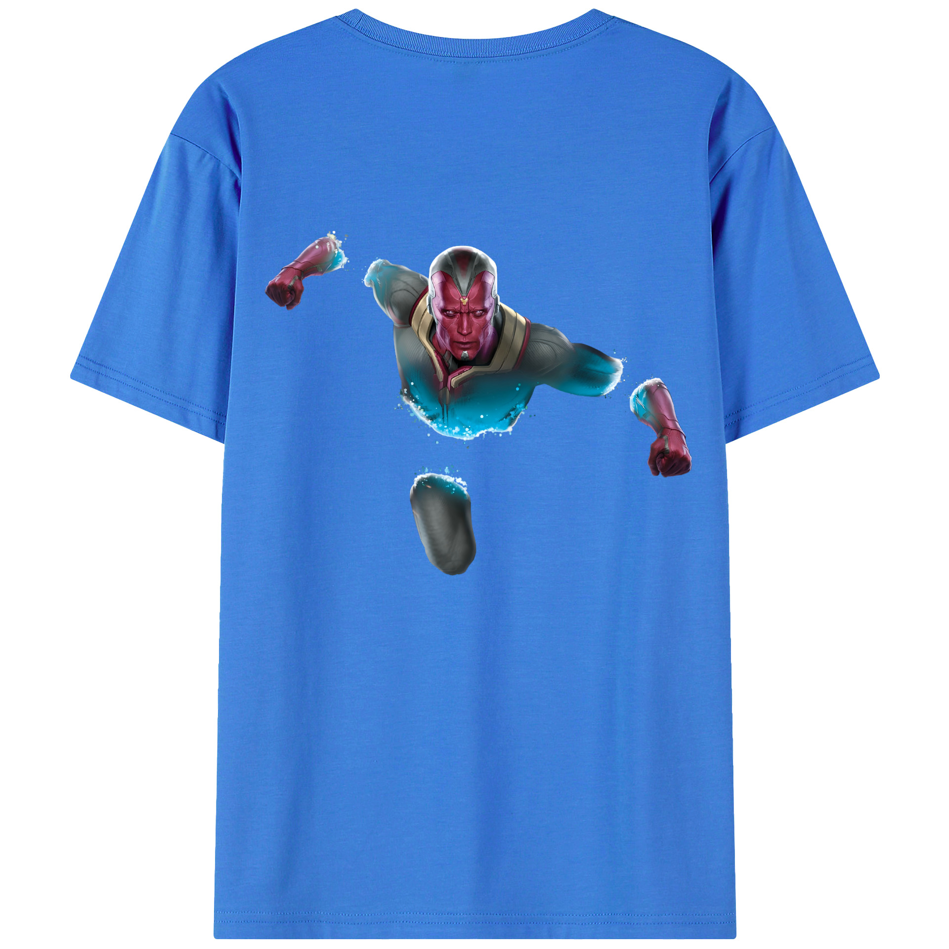 （画像用） アベンジャーズ The Avengers 綿100％半袖Tシャツ（背面プリント）