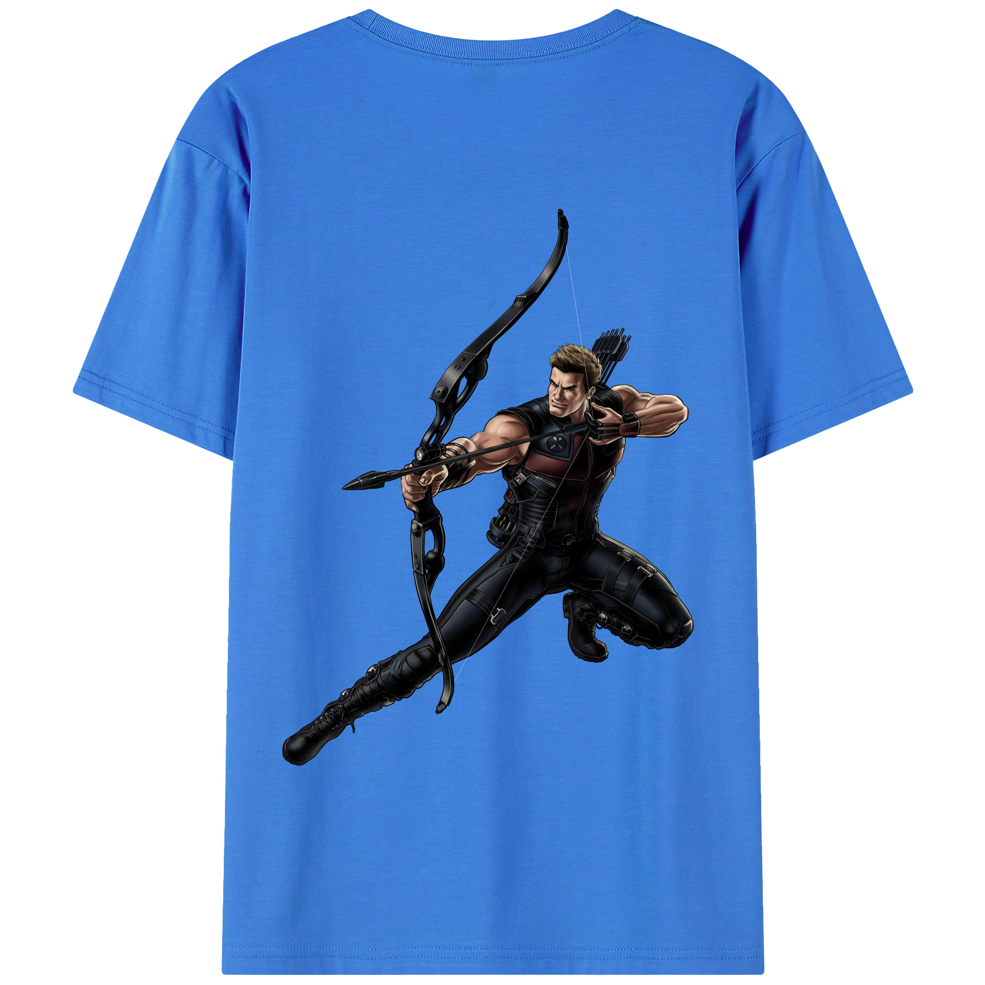 （画像用） アベンジャーズ The Avengers 綿100％半袖Tシャツ（背面プリント）