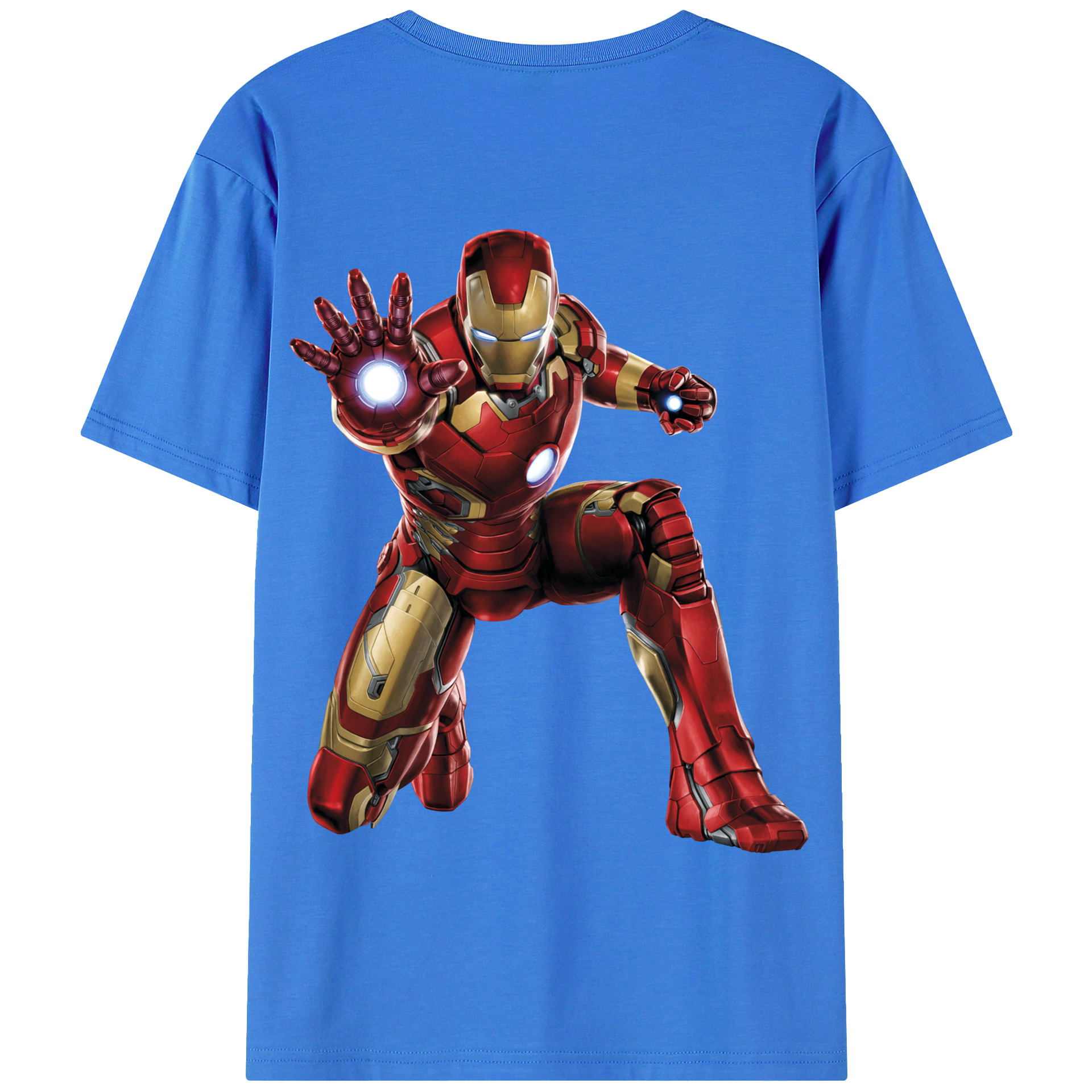 （画像用） アベンジャーズ The Avengers 綿100％半袖Tシャツ（背面プリント）