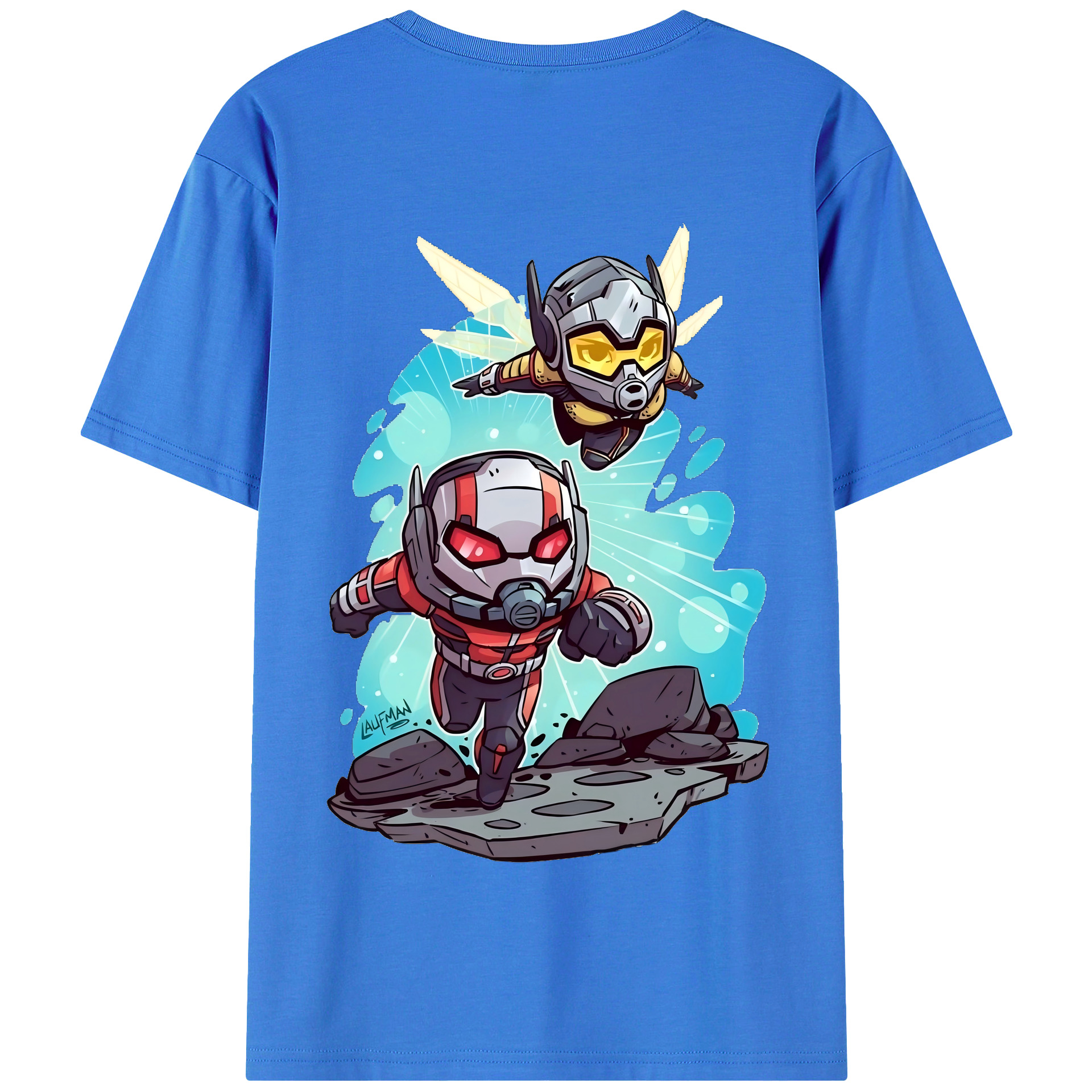 （画像用） アベンジャーズ The Avengers 綿100％半袖Tシャツ（背面プリント）