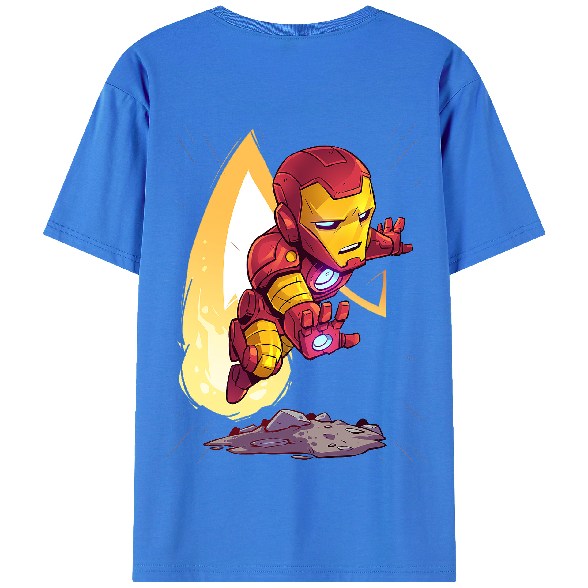 （画像用） アベンジャーズ The Avengers 綿100％半袖Tシャツ（背面プリント）