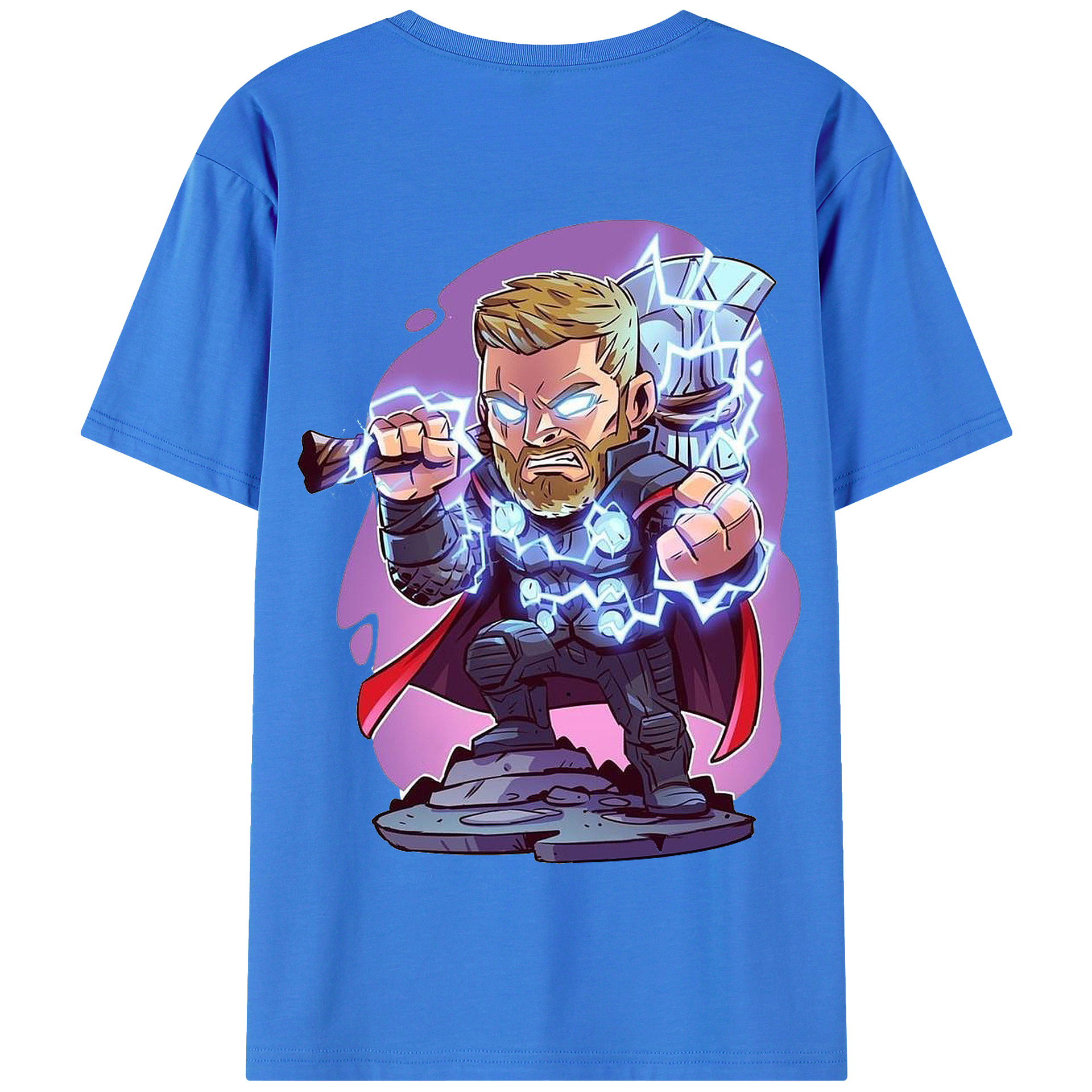 （画像用） アベンジャーズ The Avengers 綿100％半袖Tシャツ（背面プリント）