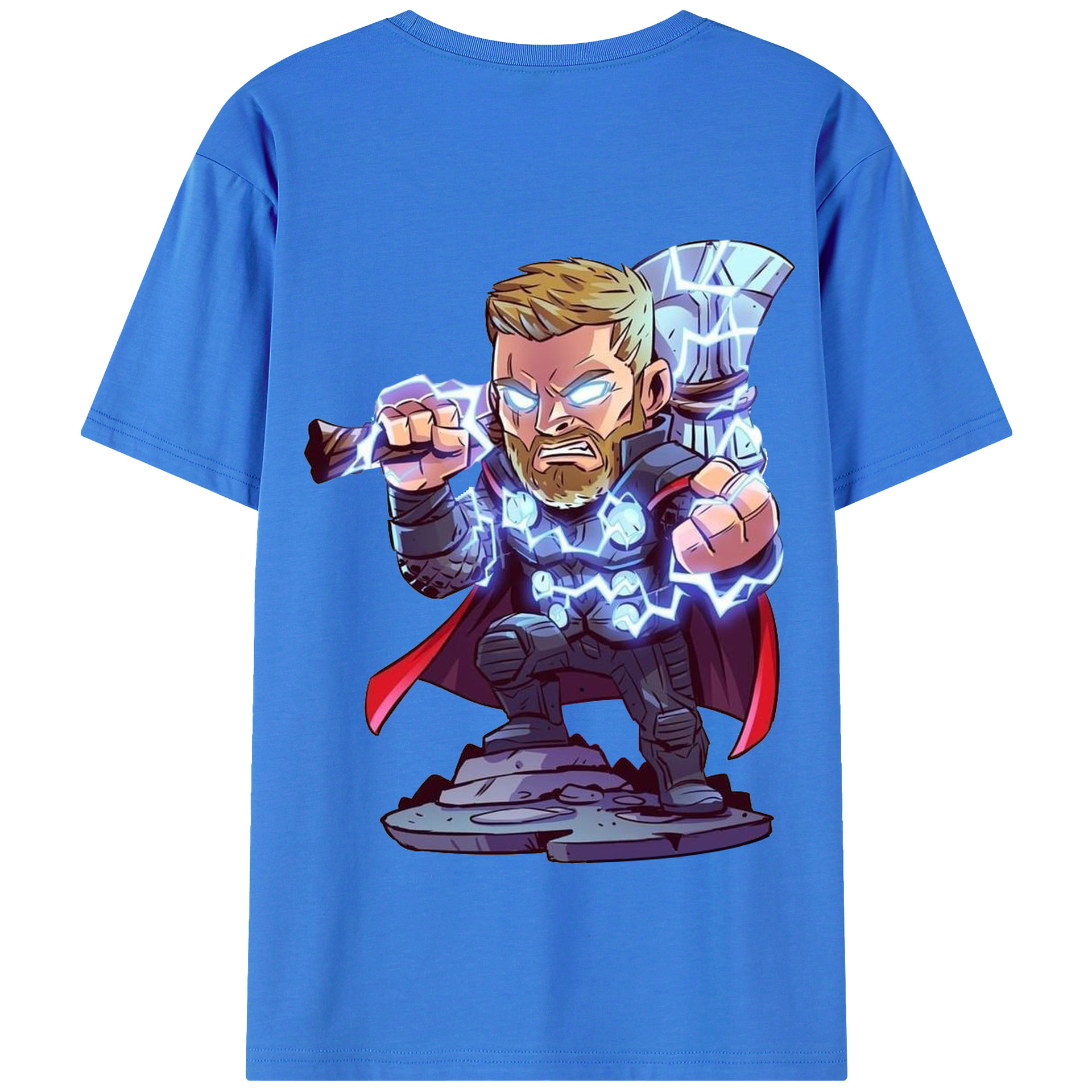 （画像用） アベンジャーズ The Avengers 綿100％半袖Tシャツ（背面プリント）