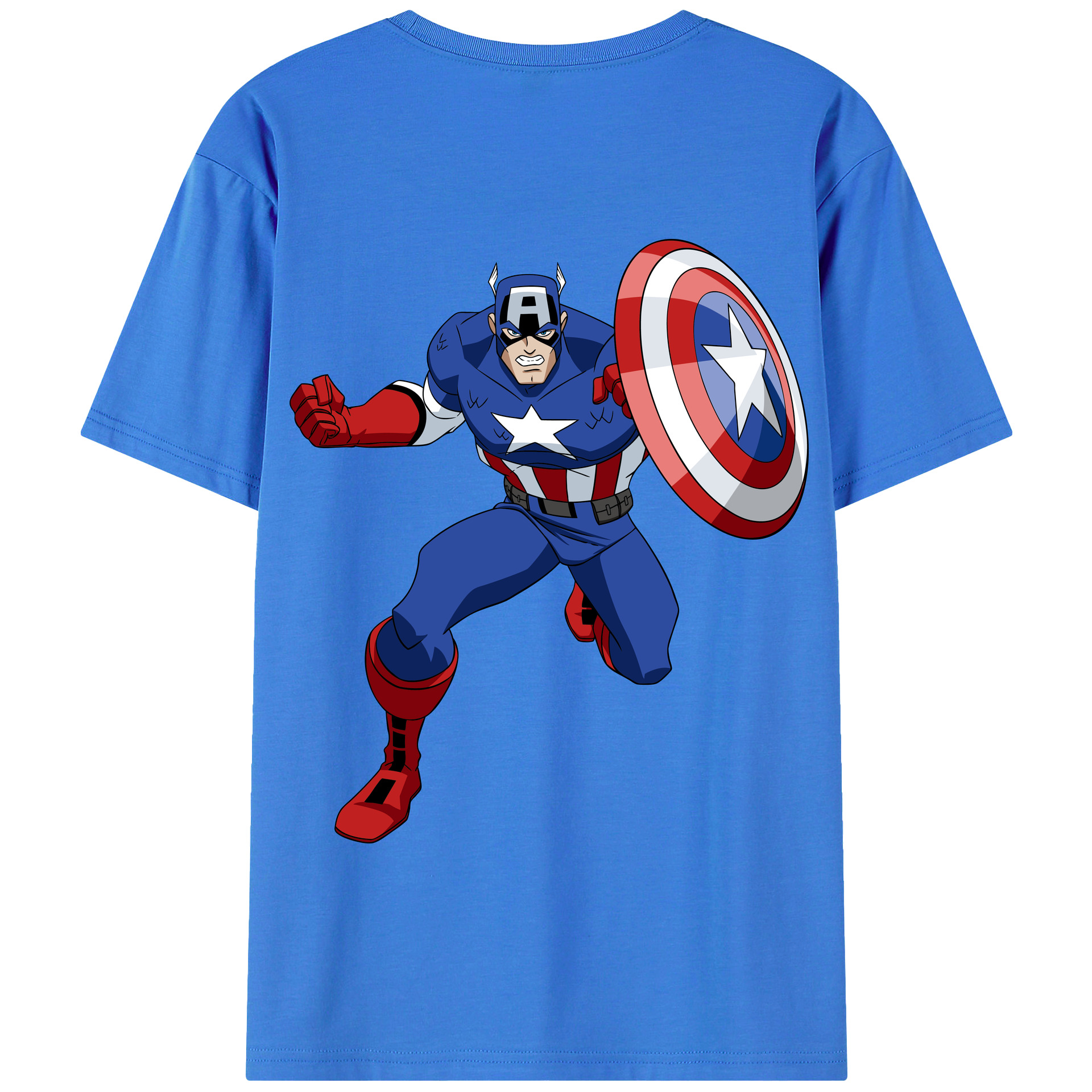 （画像用） アベンジャーズ The Avengers 綿100％半袖Tシャツ（背面プリント）
