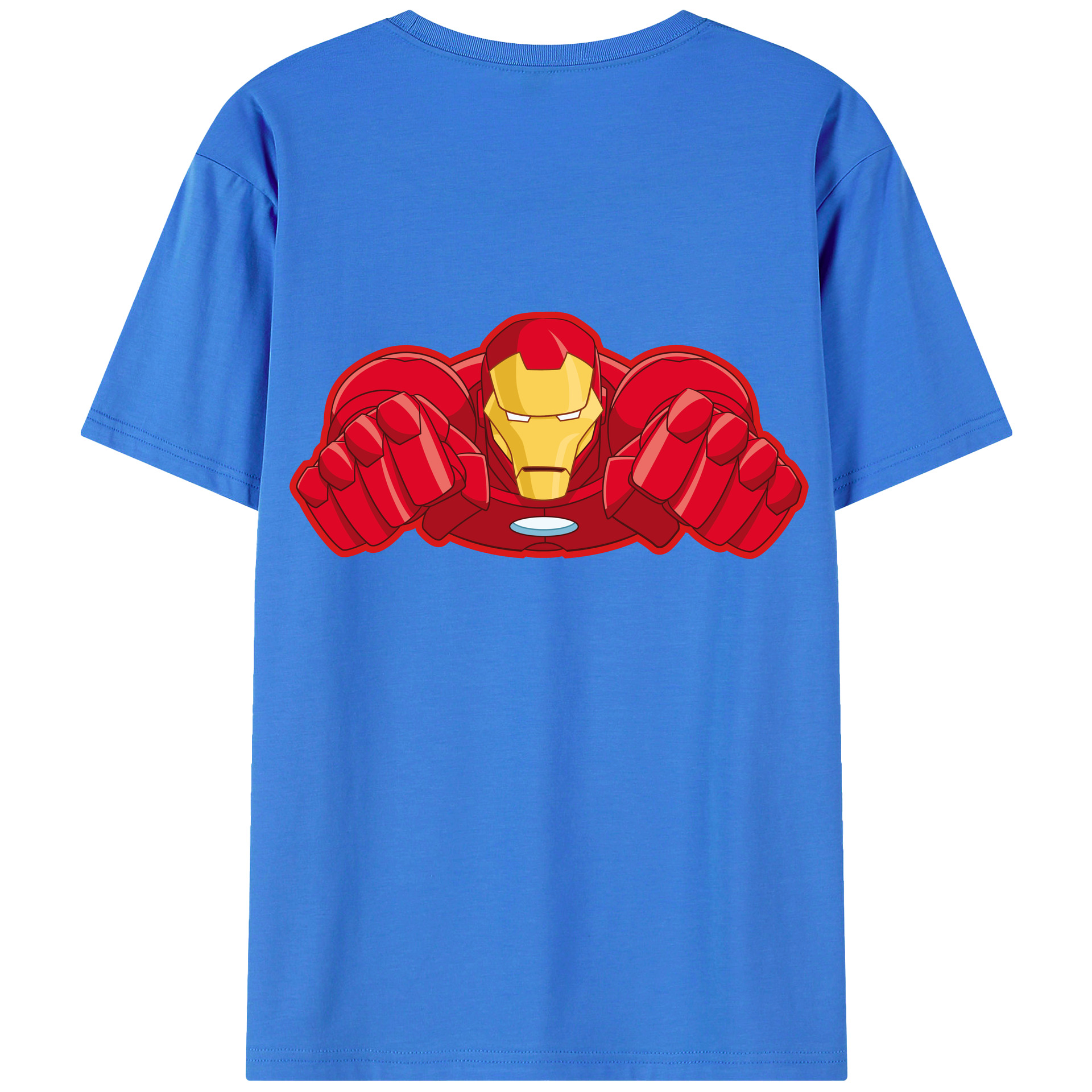 （画像用） アベンジャーズ The Avengers 綿100％半袖Tシャツ（背面プリント）