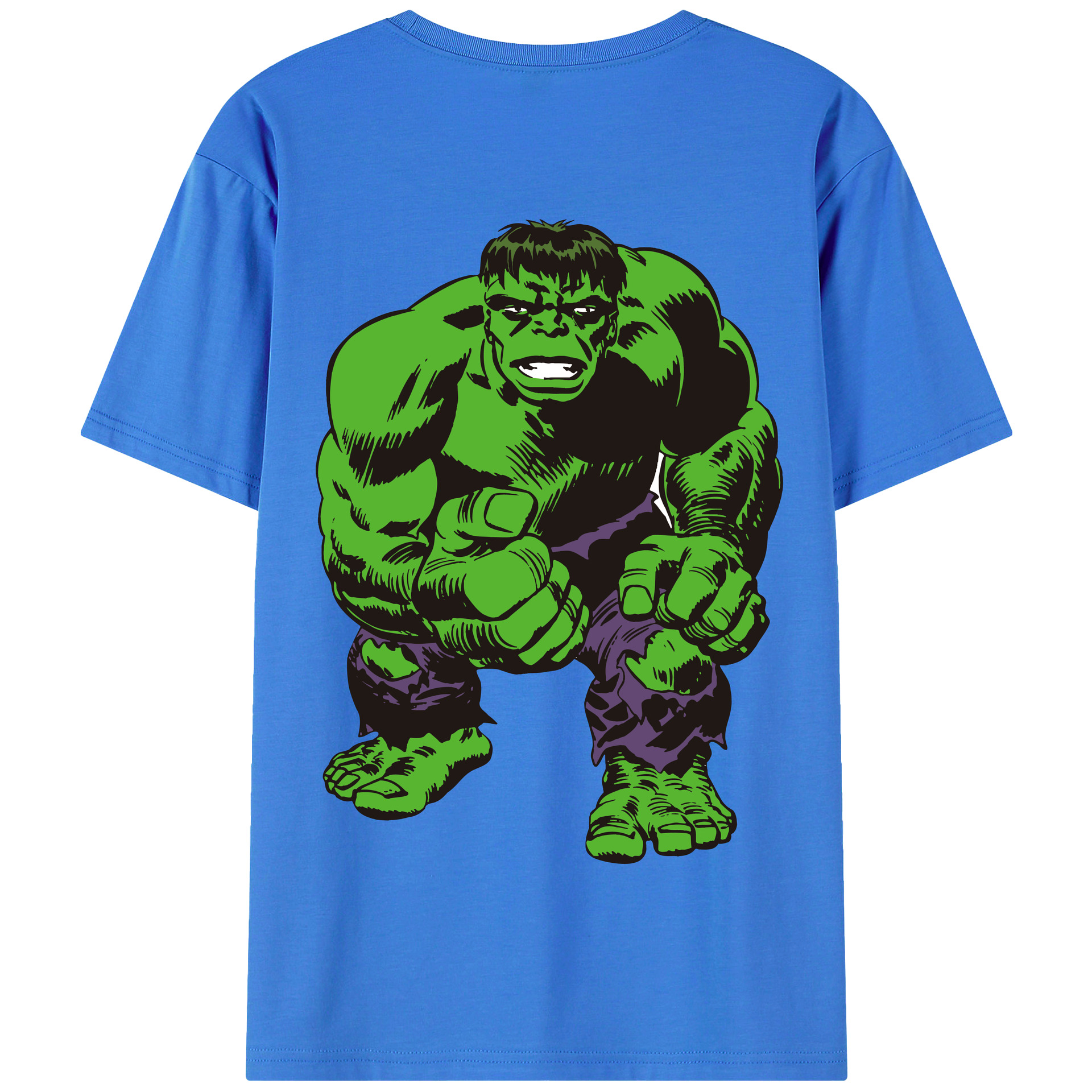 （画像用） アベンジャーズ The Avengers 綿100％半袖Tシャツ（背面プリント）