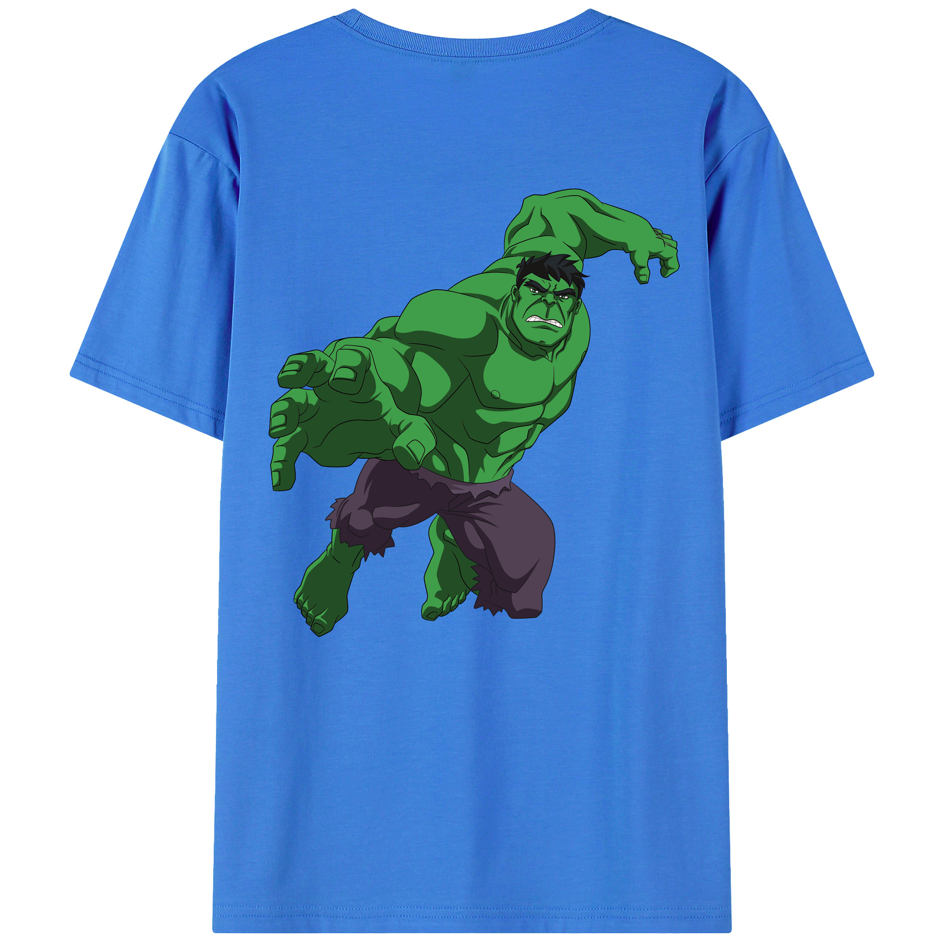 （画像用） アベンジャーズ The Avengers 綿100％半袖Tシャツ（背面プリント）