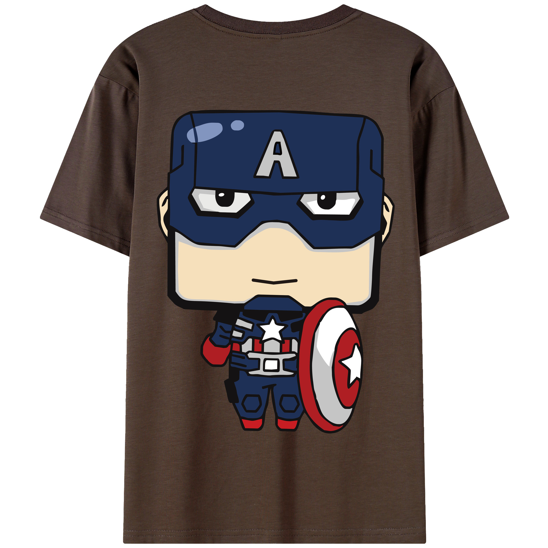 （画像用） アベンジャーズ The Avengers 綿100％半袖Tシャツ（背面プリント）
