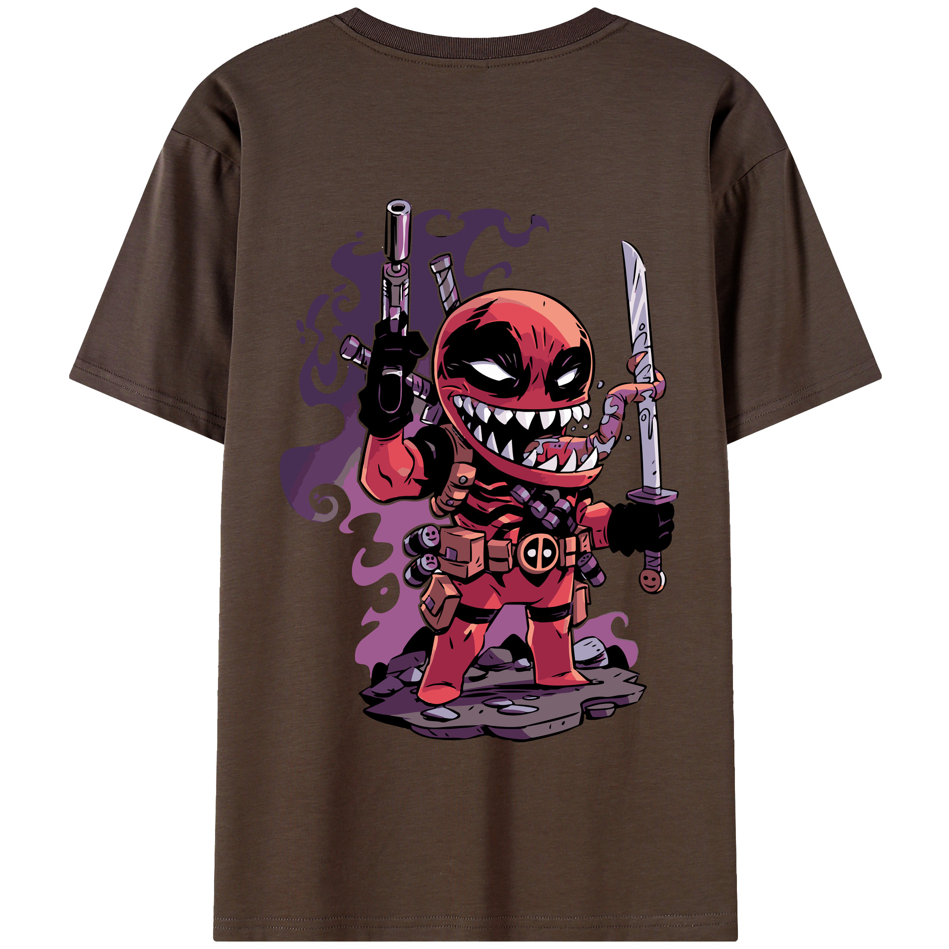 （画像用） アベンジャーズ The Avengers 綿100％半袖Tシャツ（背面プリント）