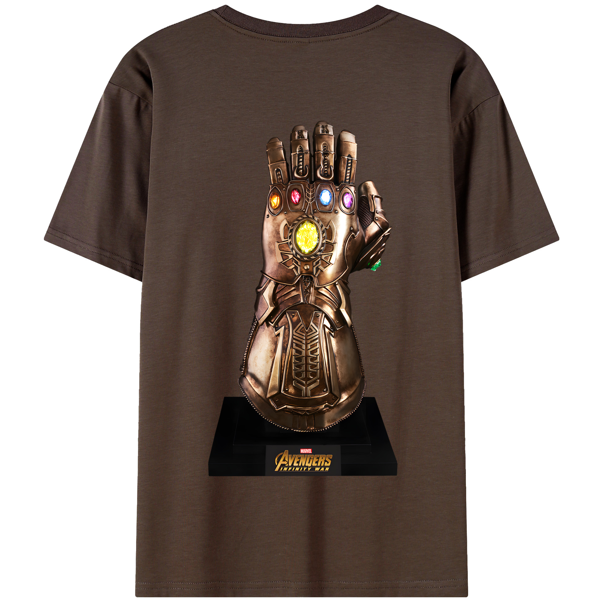 （画像用） アベンジャーズ The Avengers 綿100％半袖Tシャツ（背面プリント）