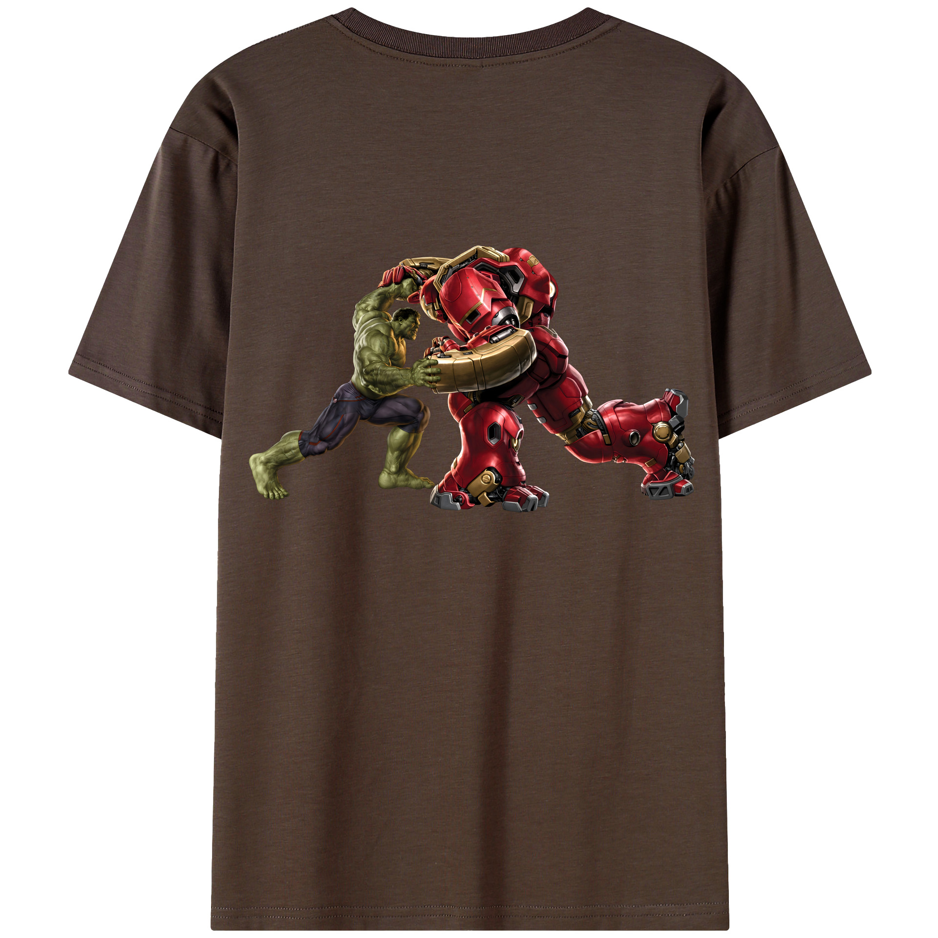 （画像用） アベンジャーズ The Avengers 綿100％半袖Tシャツ（背面プリント）