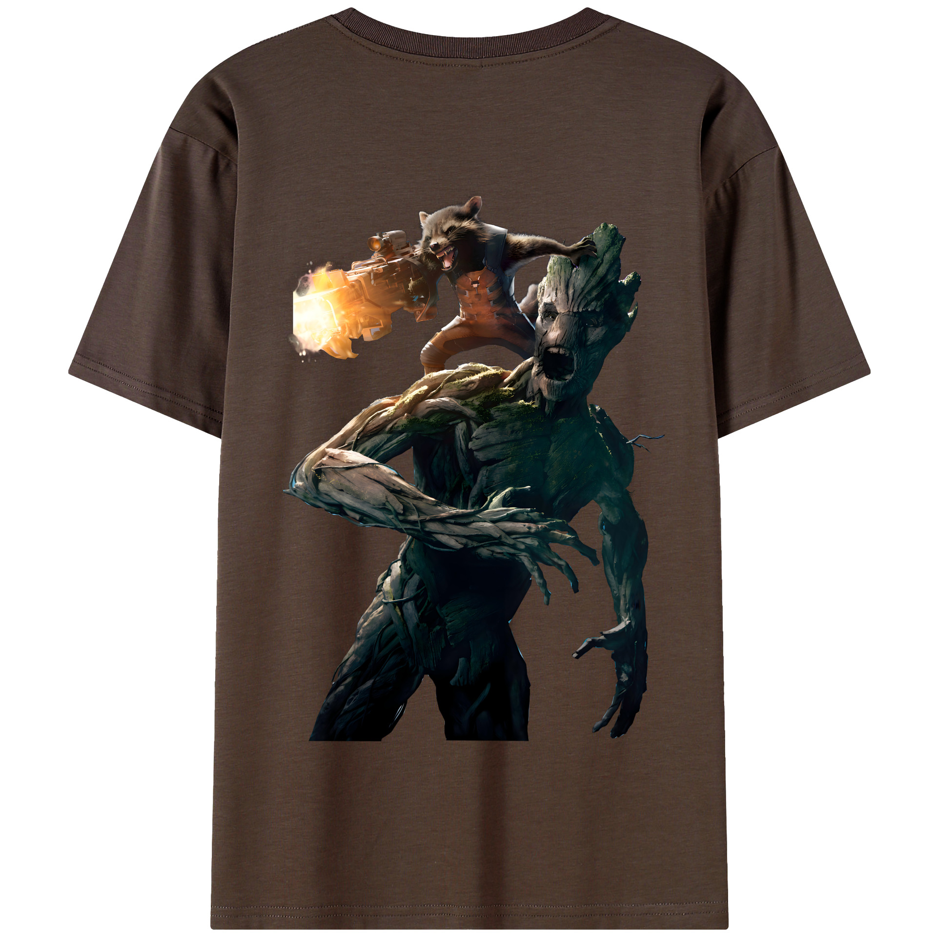 （画像用） アベンジャーズ The Avengers 綿100％半袖Tシャツ（背面プリント）
