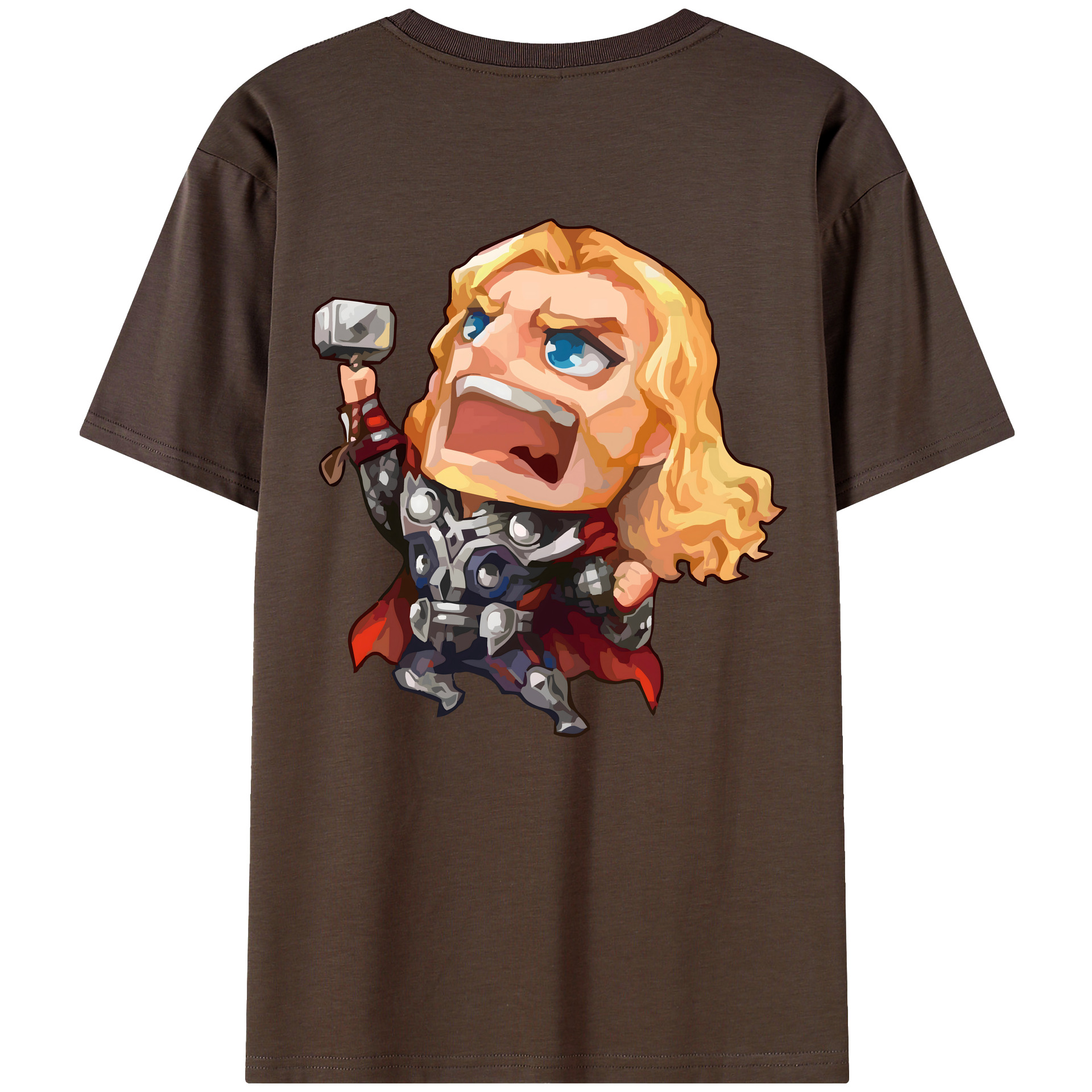 （画像用） アベンジャーズ The Avengers 綿100％半袖Tシャツ（背面プリント）