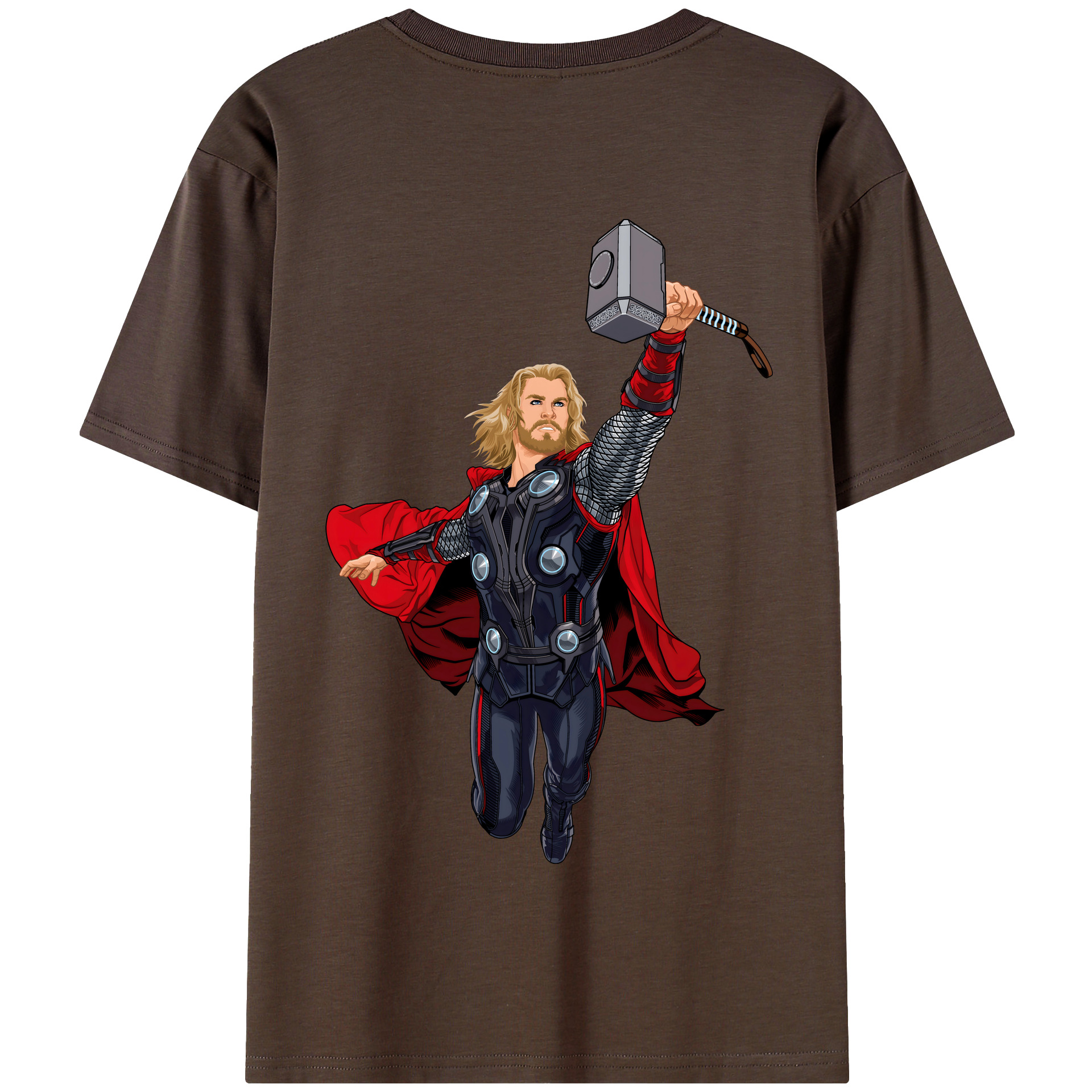 （画像用） アベンジャーズ The Avengers 綿100％半袖Tシャツ（背面プリント）