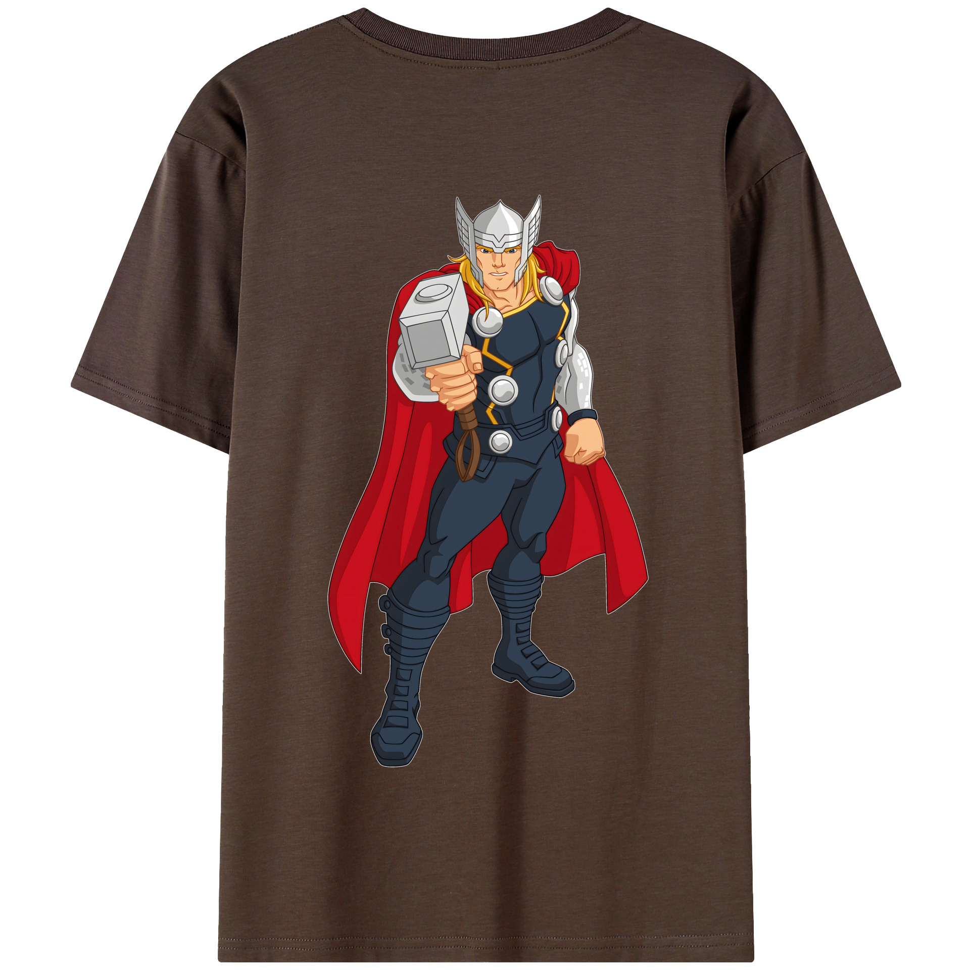 （画像用） アベンジャーズ The Avengers 綿100％半袖Tシャツ（背面プリント）