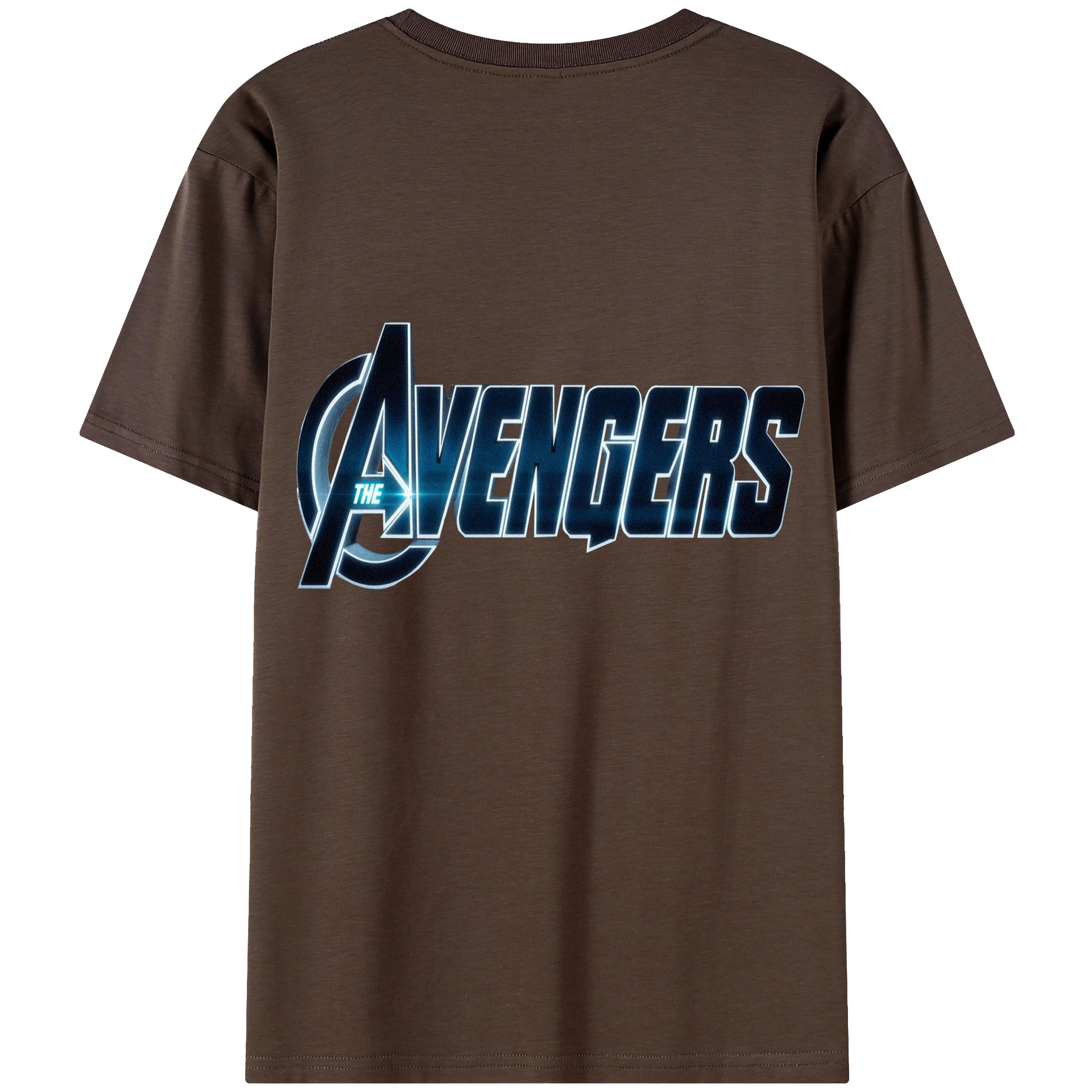 （画像用） アベンジャーズ The Avengers 綿100％半袖Tシャツ（背面プリント）