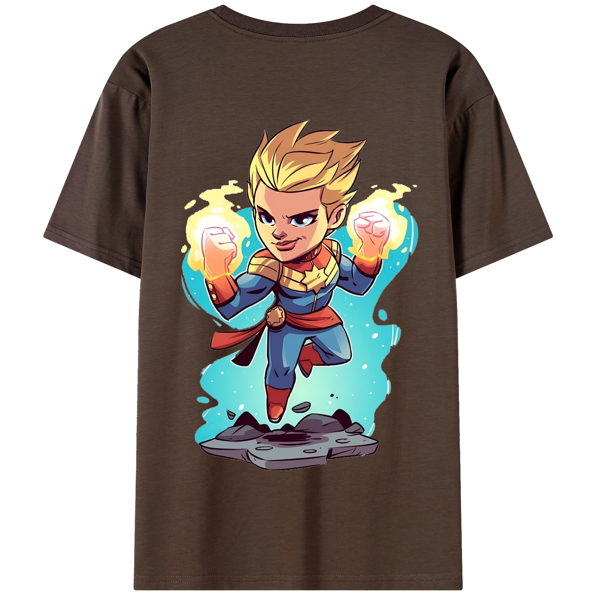 （画像用） アベンジャーズ The Avengers 綿100％半袖Tシャツ（背面プリント）