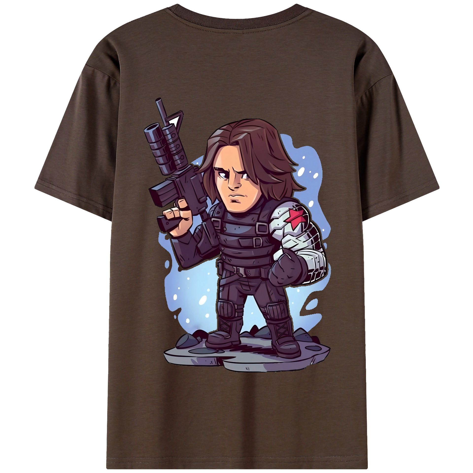 （画像用） アベンジャーズ The Avengers 綿100％半袖Tシャツ（背面プリント）