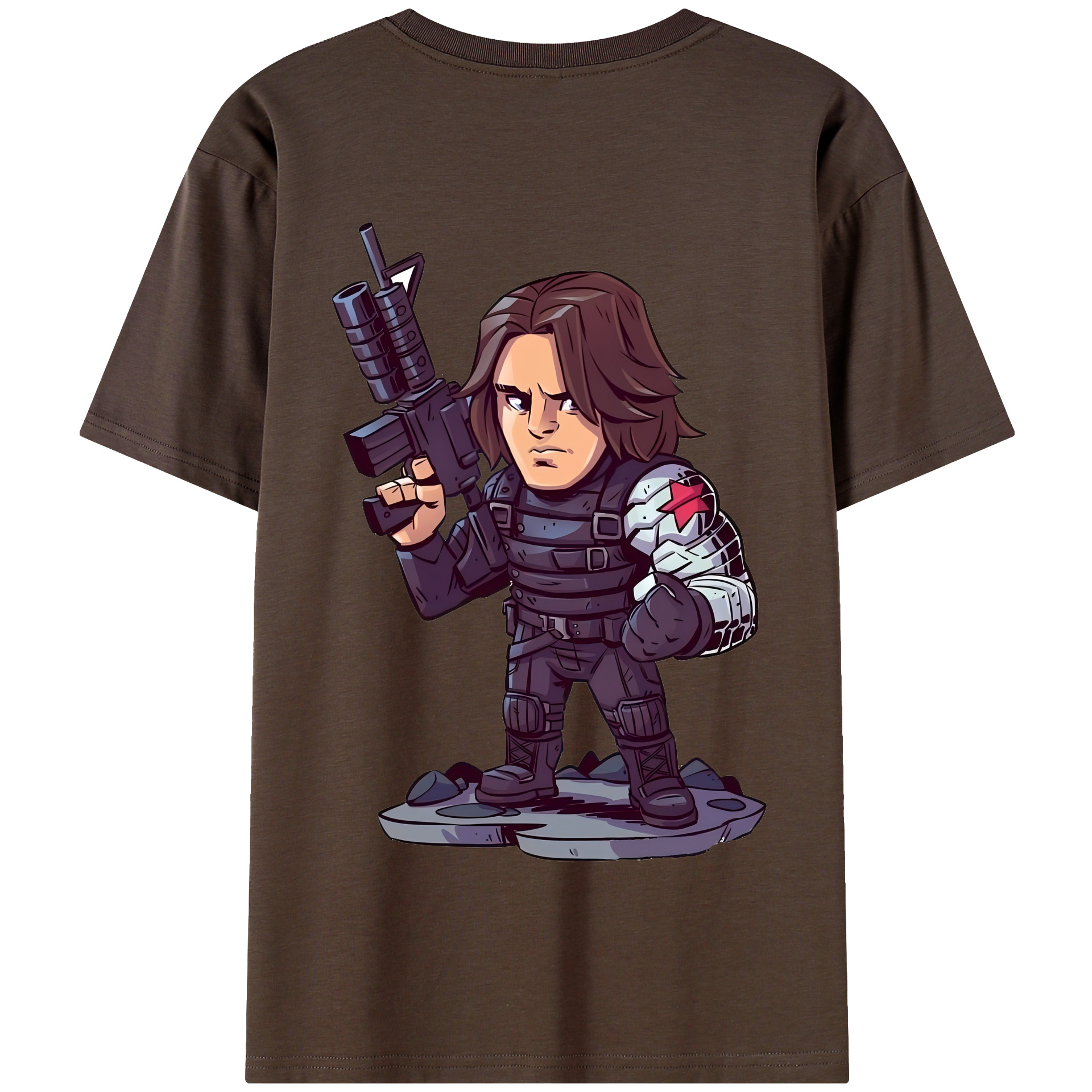 （画像用） アベンジャーズ The Avengers 綿100％半袖Tシャツ（背面プリント）