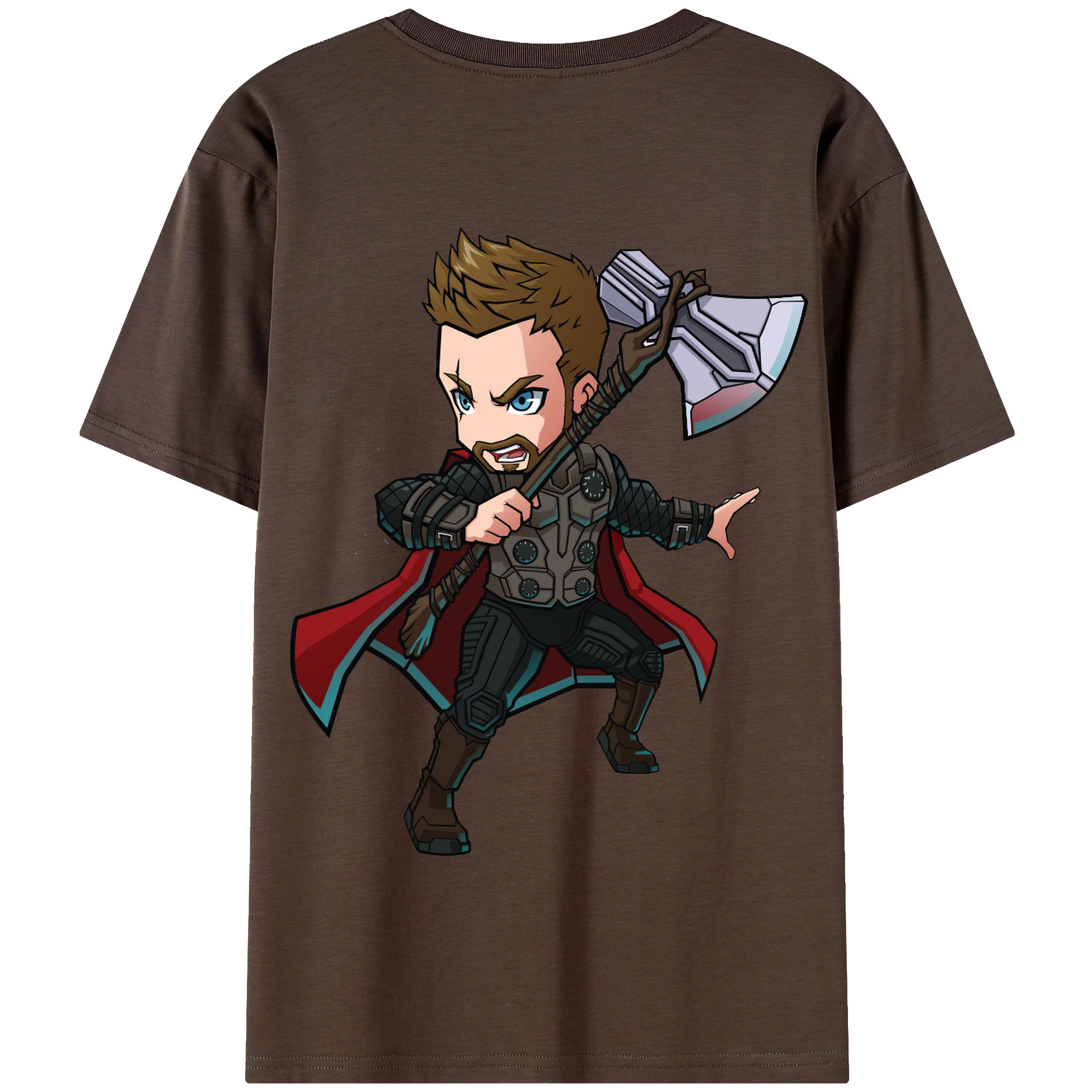 （画像用） アベンジャーズ The Avengers 綿100％半袖Tシャツ（背面プリント）