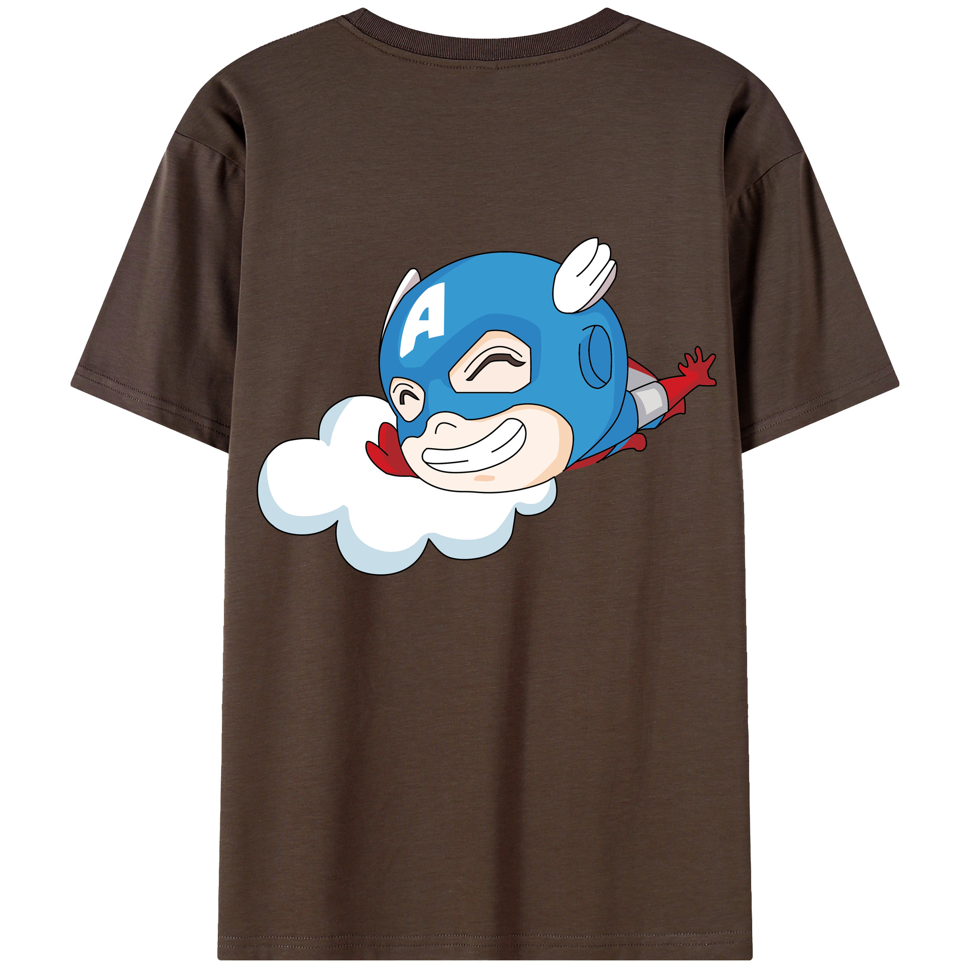 （画像用） アベンジャーズ The Avengers 綿100％半袖Tシャツ（背面プリント）