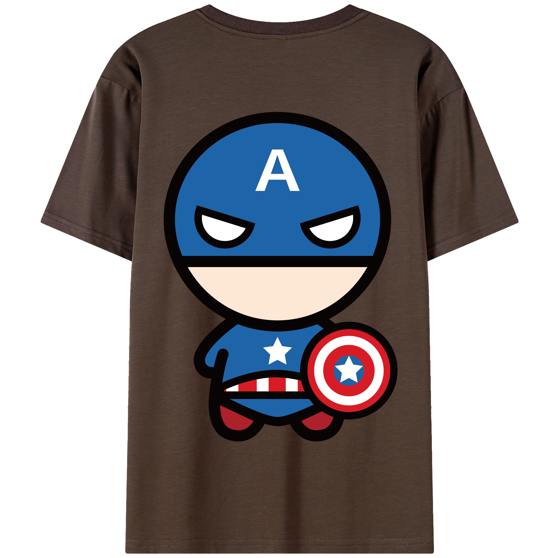 （画像用） アベンジャーズ The Avengers 綿100％半袖Tシャツ（背面プリント）