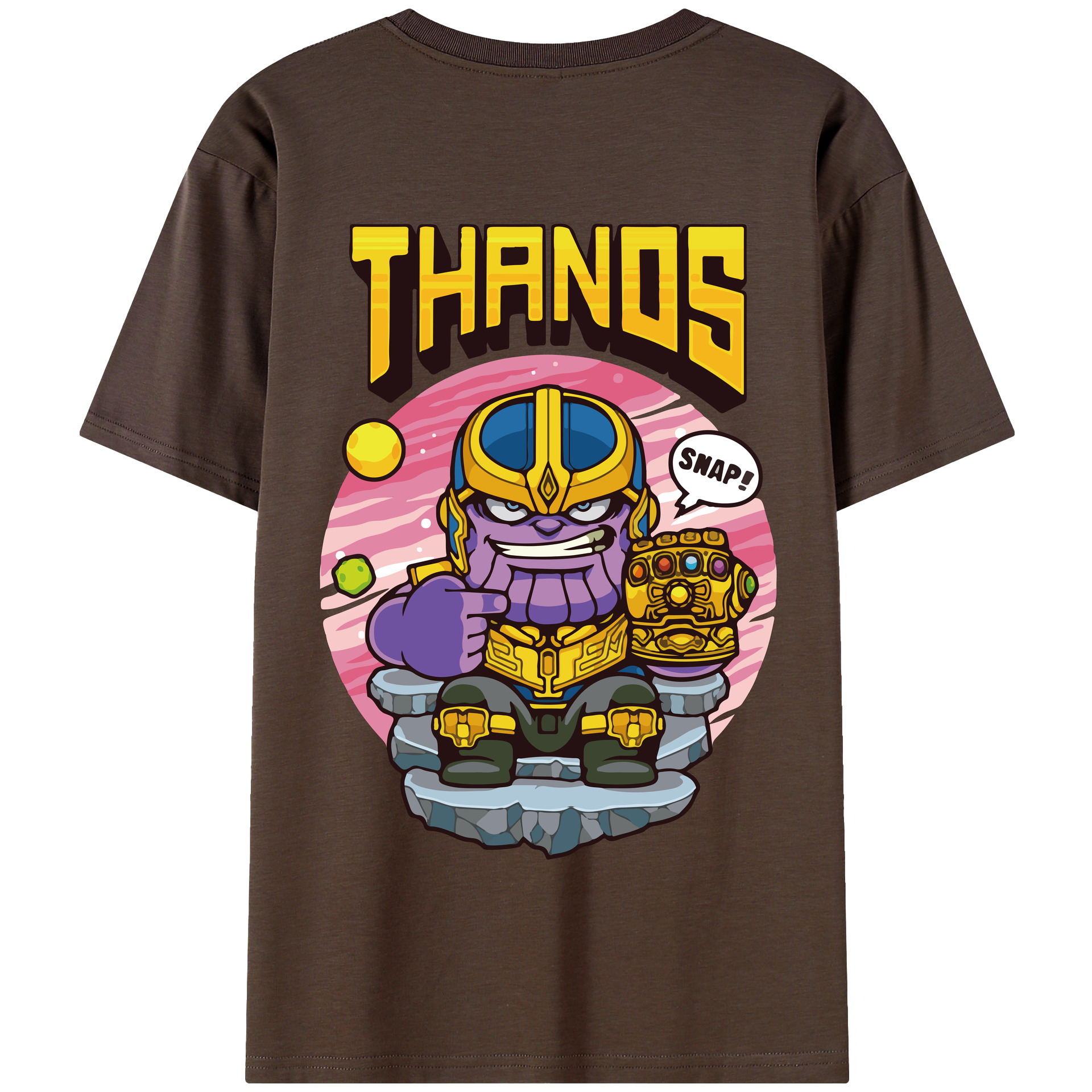 （画像用） アベンジャーズ The Avengers 綿100％半袖Tシャツ（背面プリント）
