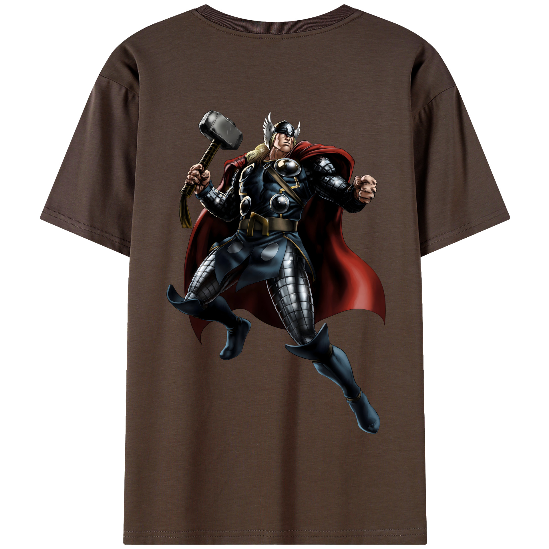 （画像用） アベンジャーズ The Avengers 綿100％半袖Tシャツ（背面プリント）