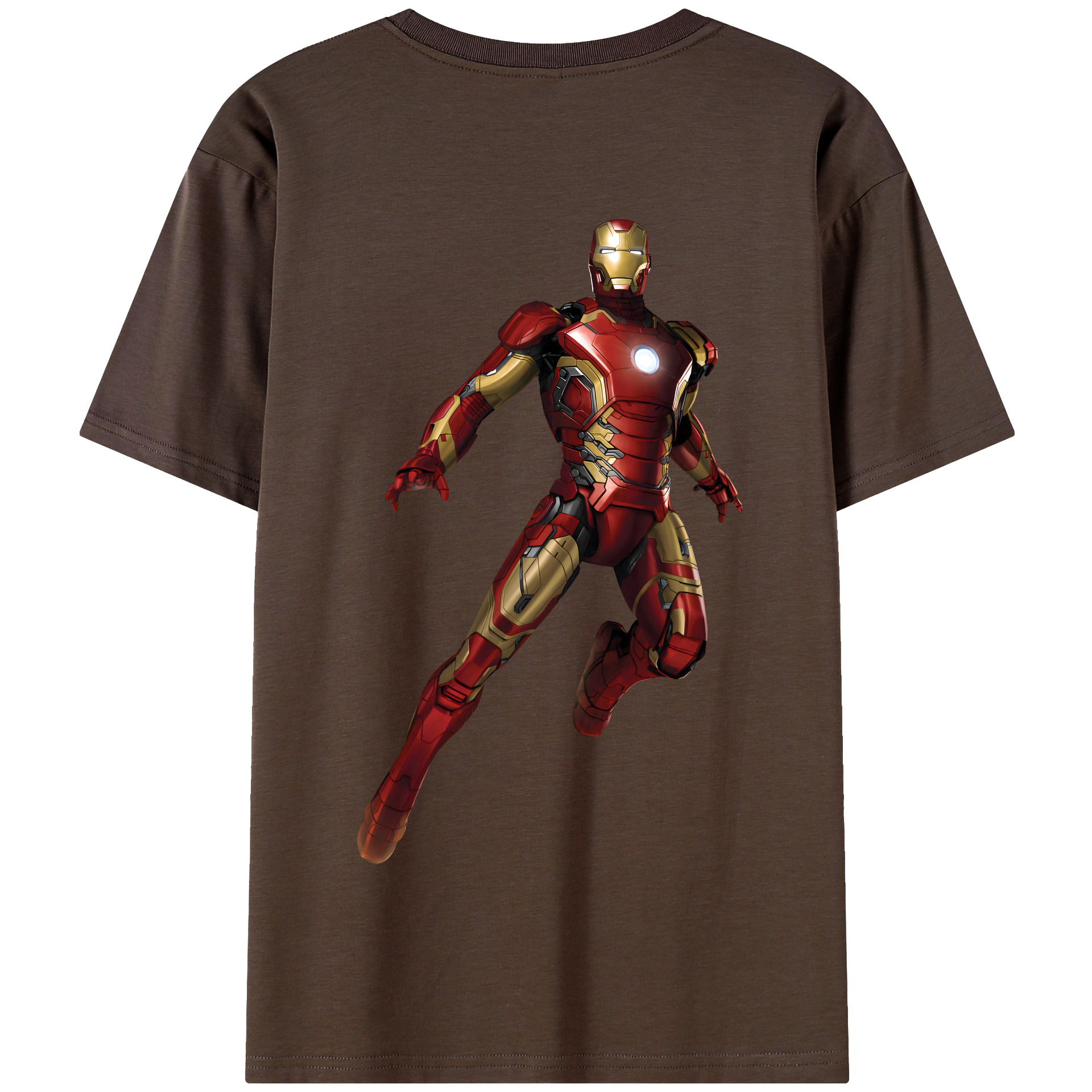 （画像用） アベンジャーズ The Avengers 綿100％半袖Tシャツ（背面プリント）