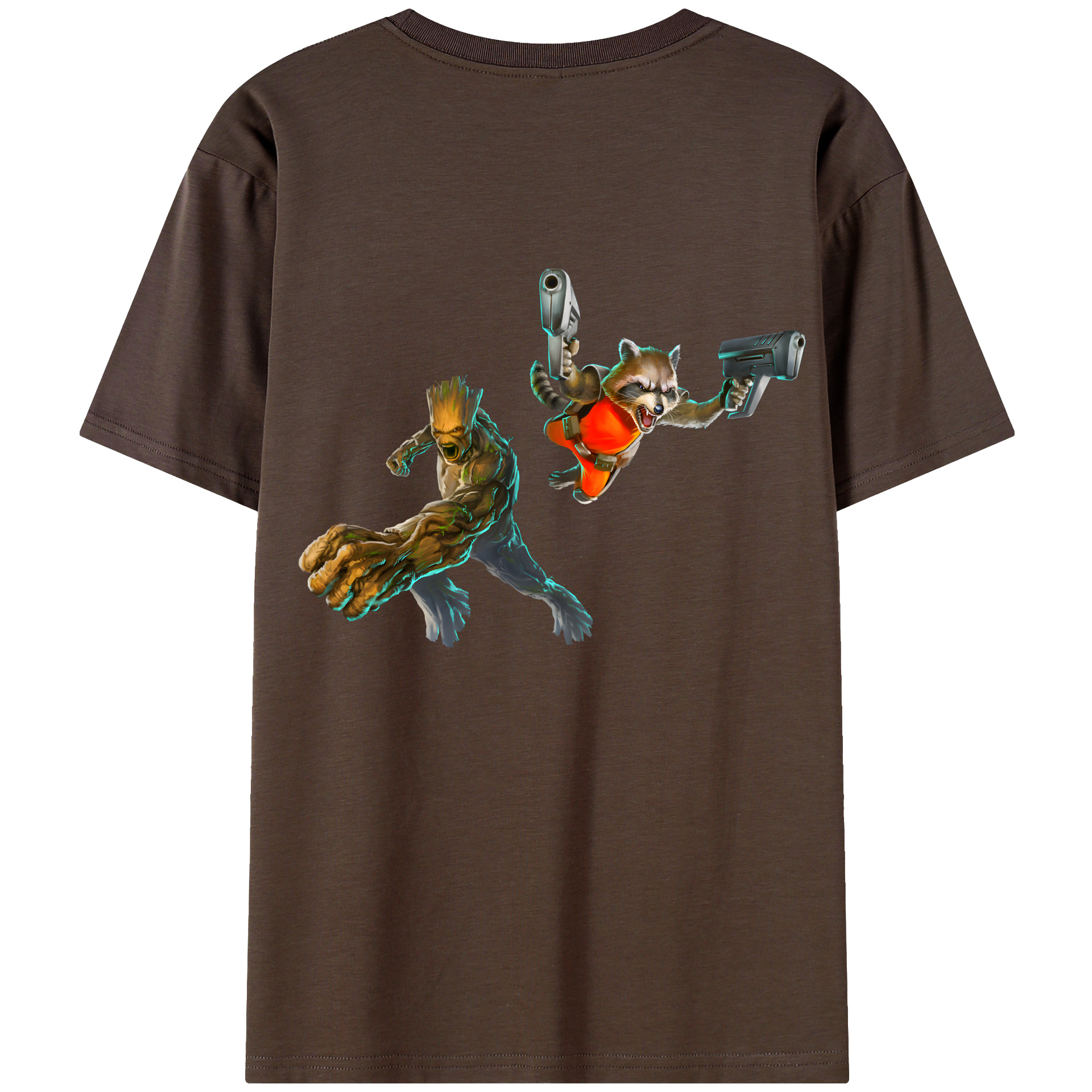 （画像用） アベンジャーズ The Avengers 綿100％半袖Tシャツ（背面プリント）