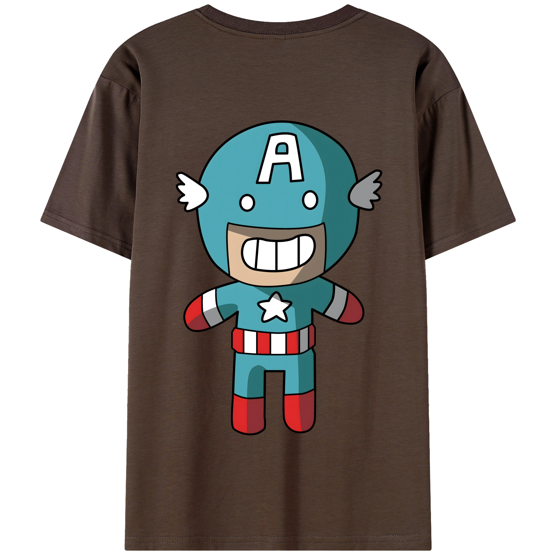 （画像用） アベンジャーズ The Avengers 綿100％半袖Tシャツ（背面プリント）