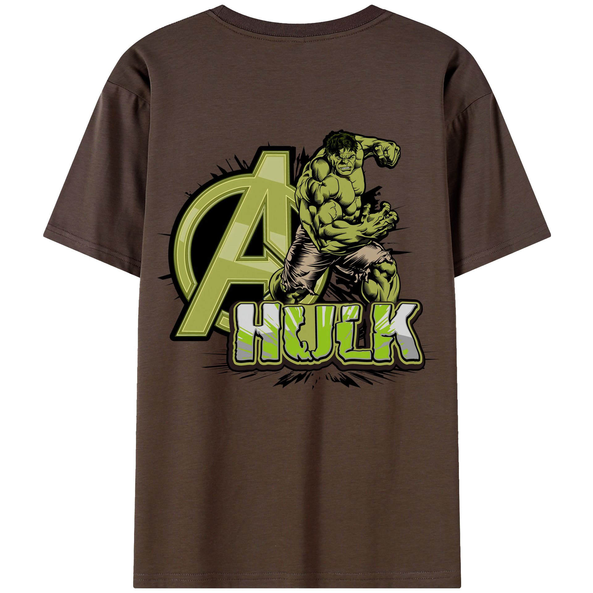（画像用） アベンジャーズ The Avengers 綿100％半袖Tシャツ（背面プリント）
