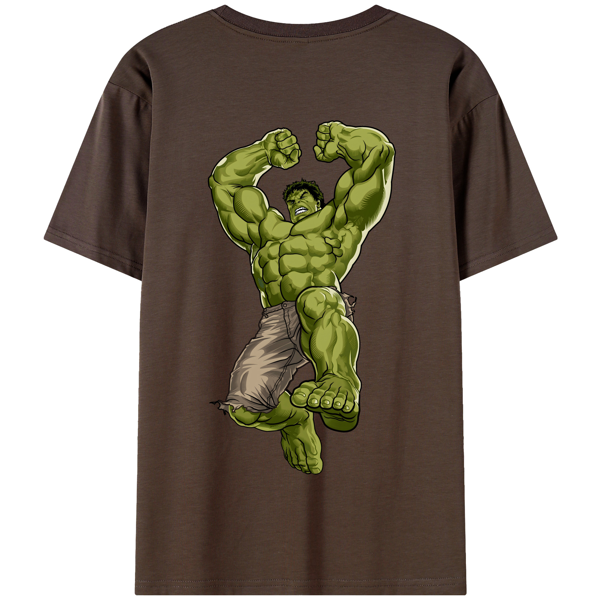 （画像用） アベンジャーズ The Avengers 綿100％半袖Tシャツ（背面プリント）
