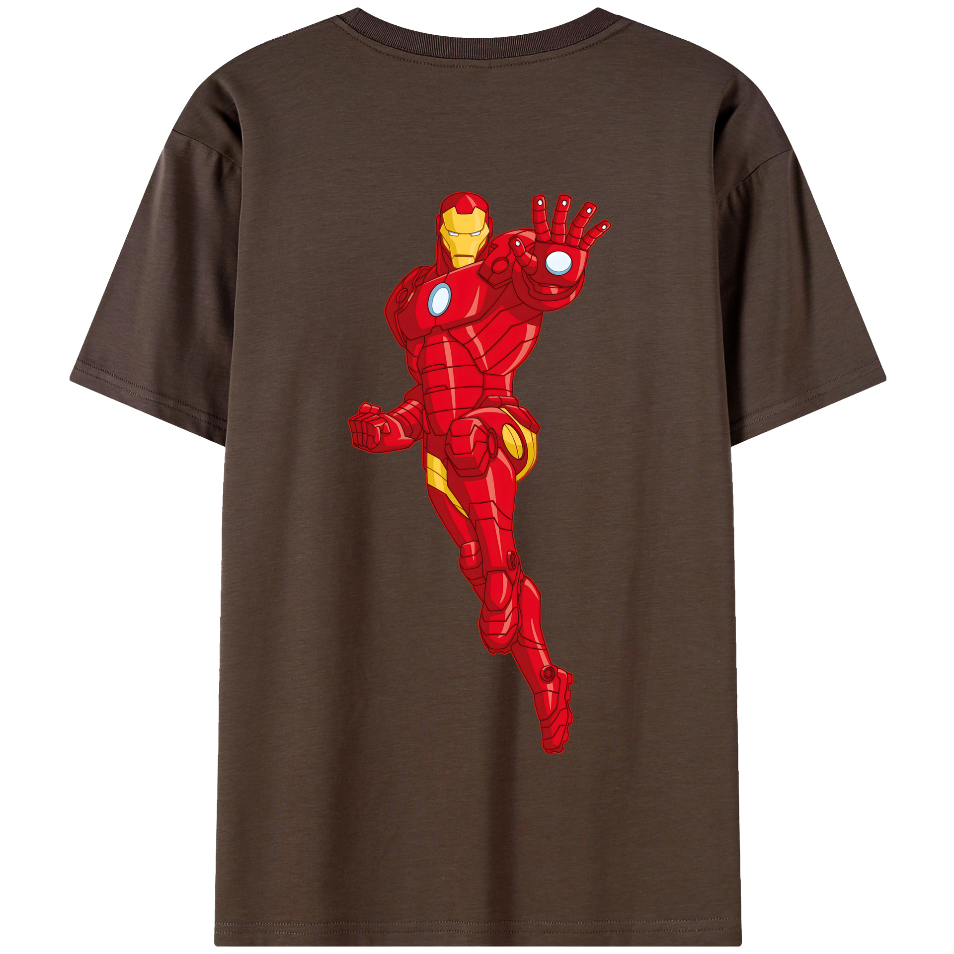 （画像用） アベンジャーズ The Avengers 綿100％半袖Tシャツ（背面プリント）