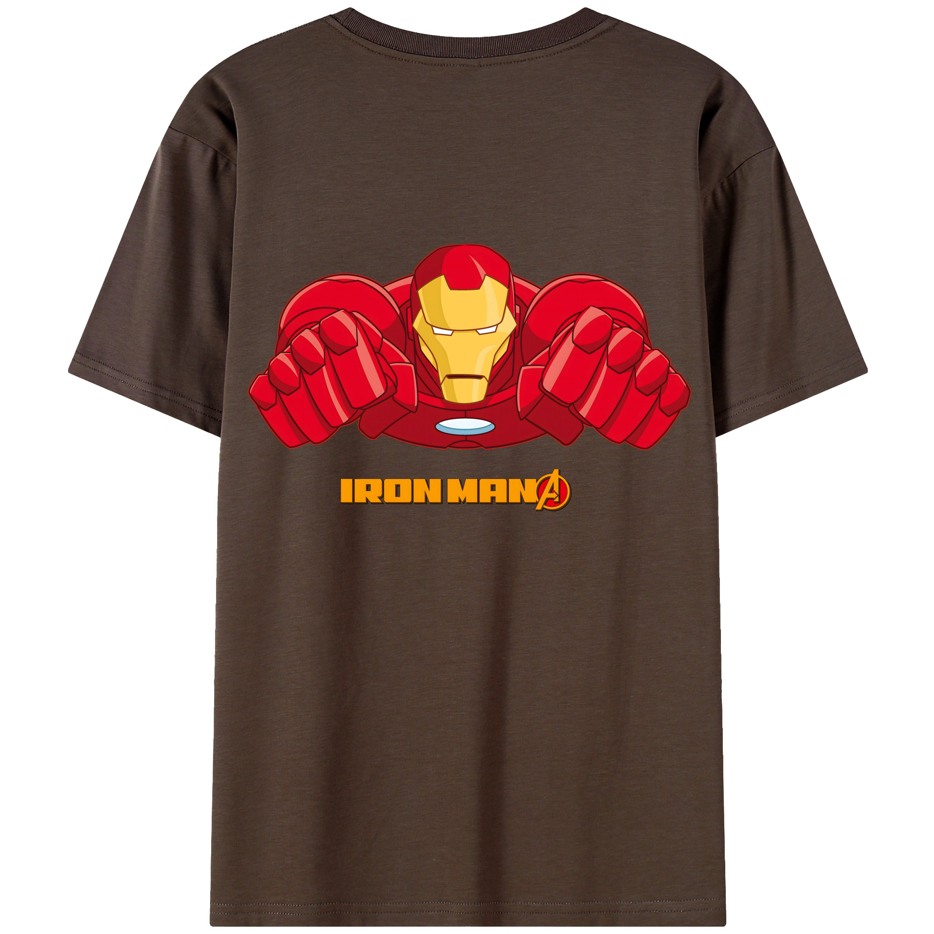 （画像用） アベンジャーズ The Avengers 綿100％半袖Tシャツ（背面プリント）
