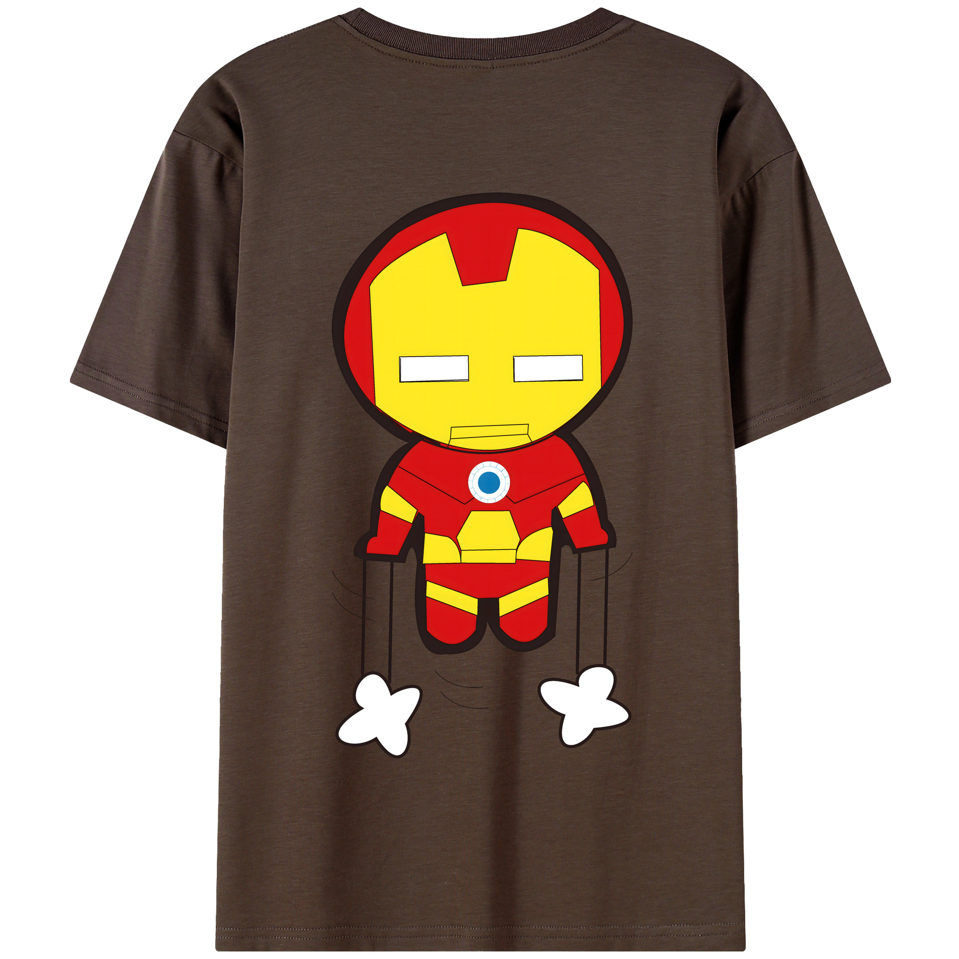 （画像用） アベンジャーズ The Avengers 綿100％半袖Tシャツ（背面プリント）