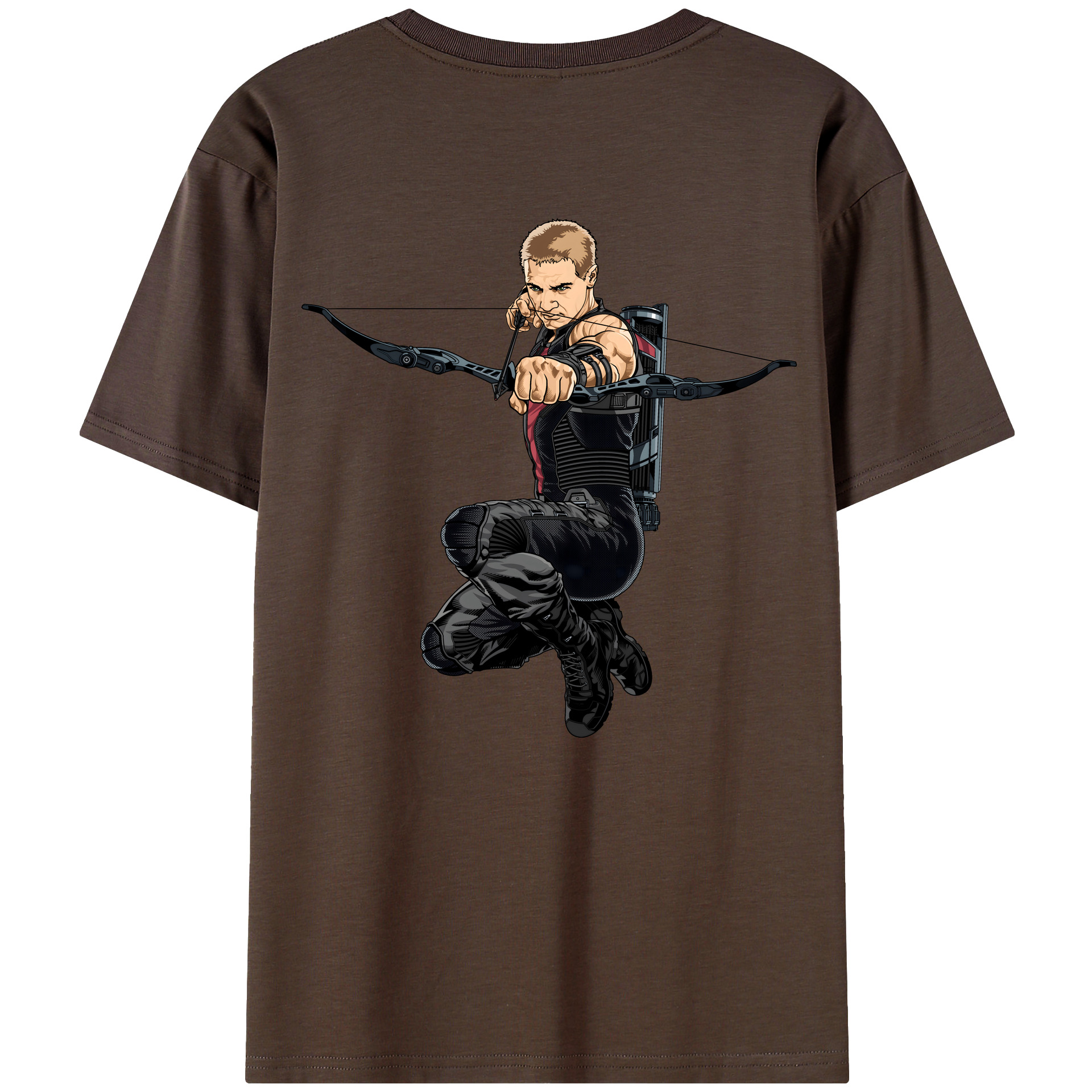 （画像用） アベンジャーズ The Avengers 綿100％半袖Tシャツ（背面プリント）