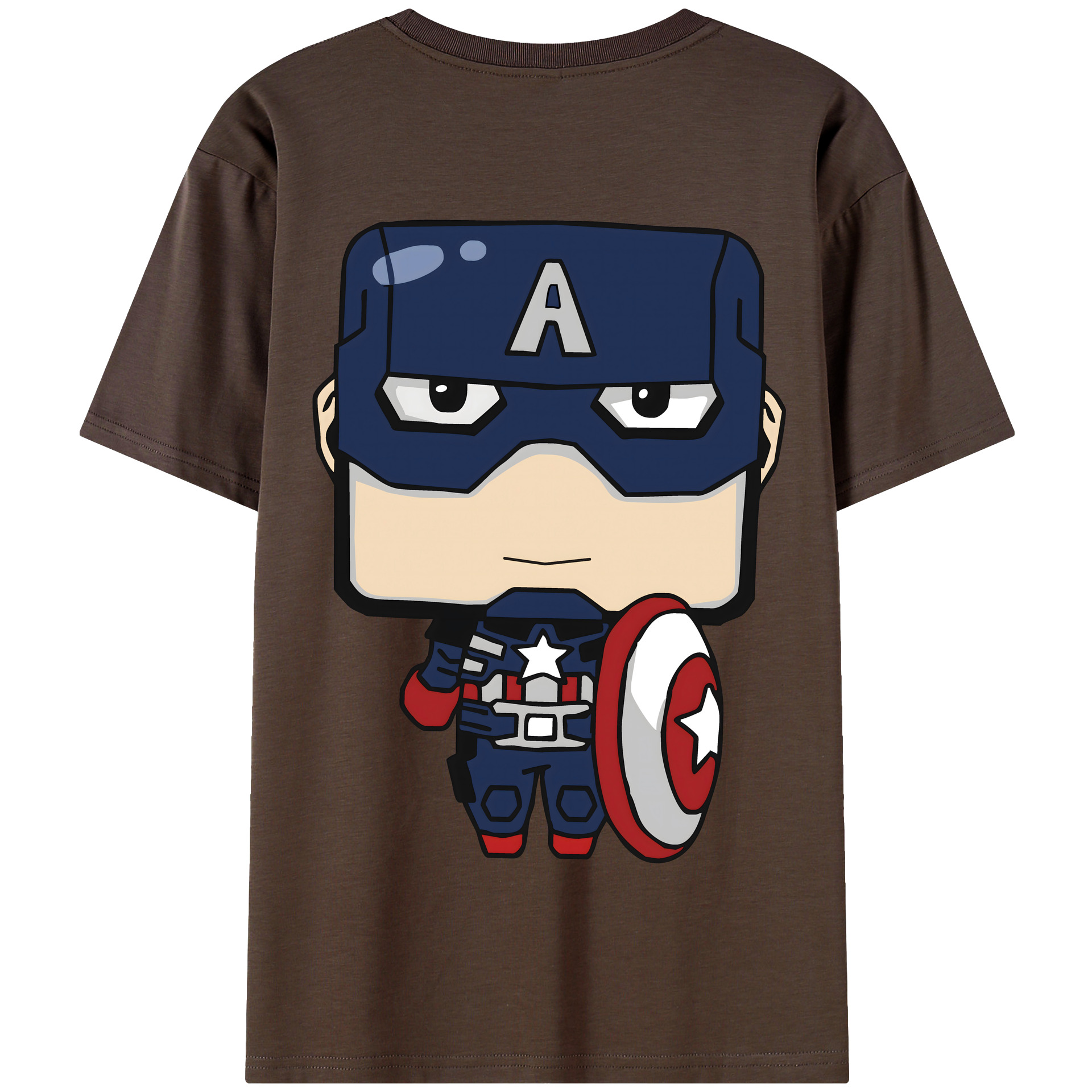 （画像用） アベンジャーズ The Avengers 綿100％半袖Tシャツ（背面プリント）