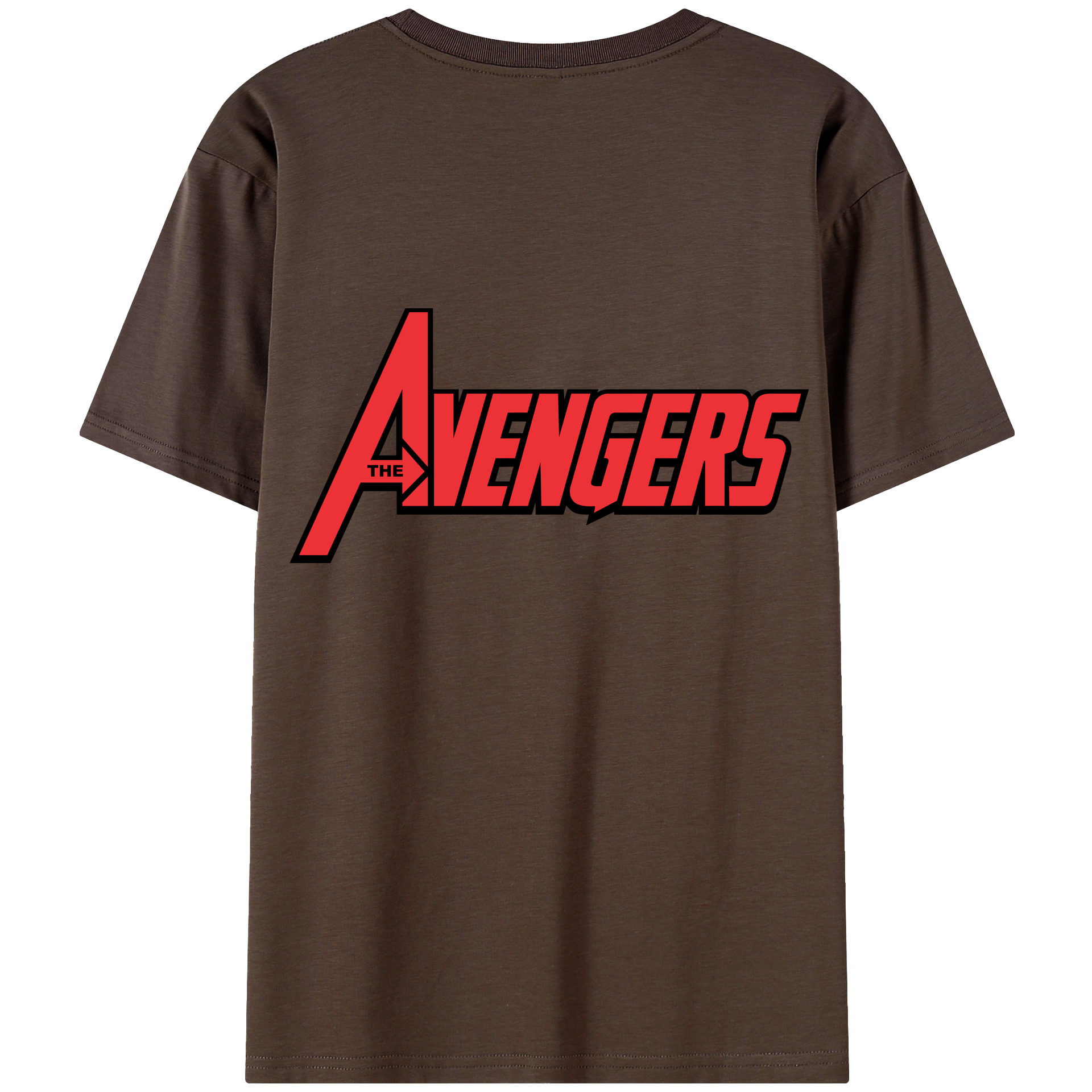 （画像用） アベンジャーズ The Avengers 綿100％半袖Tシャツ（背面プリント）
