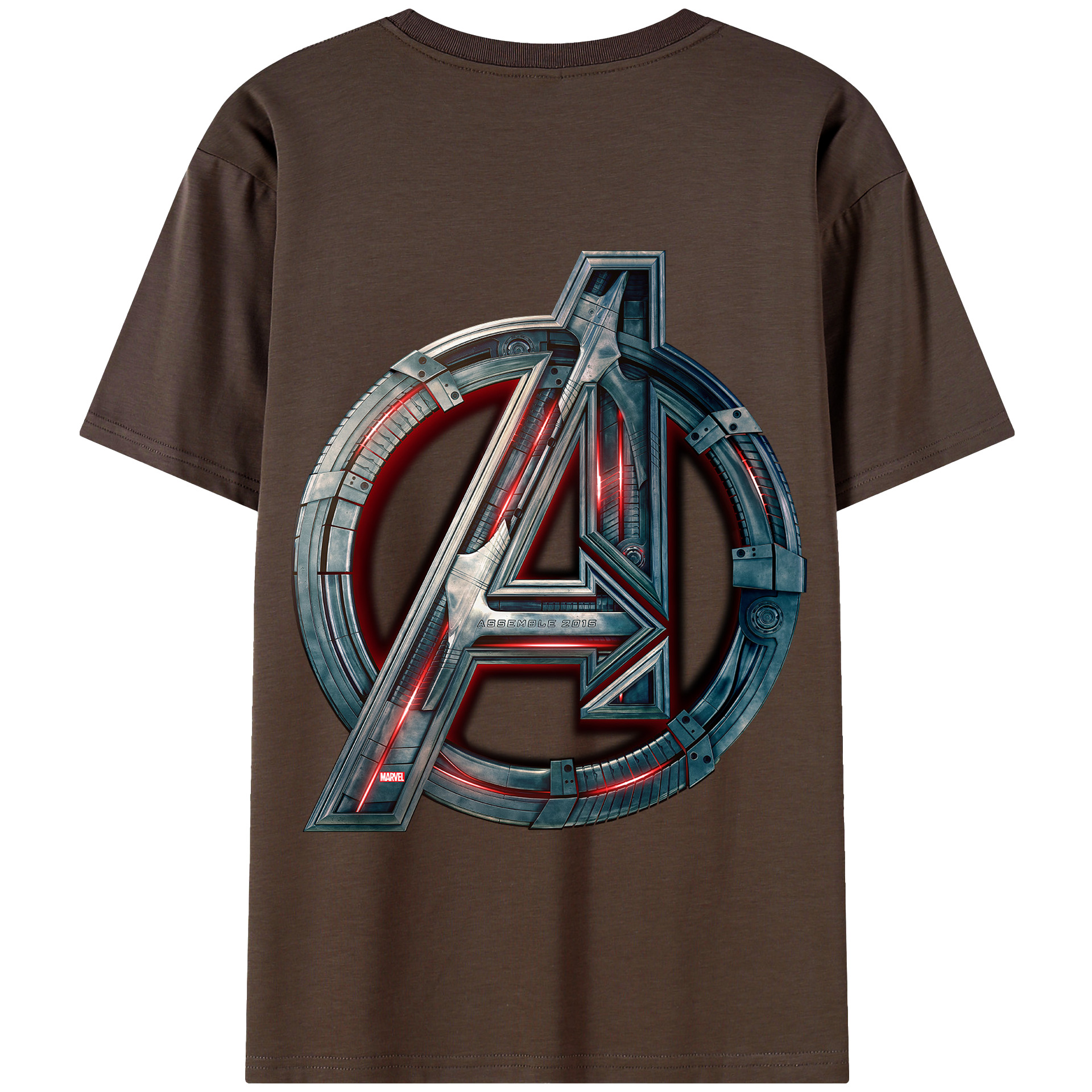（画像用） アベンジャーズ The Avengers 綿100％半袖Tシャツ（背面プリント）