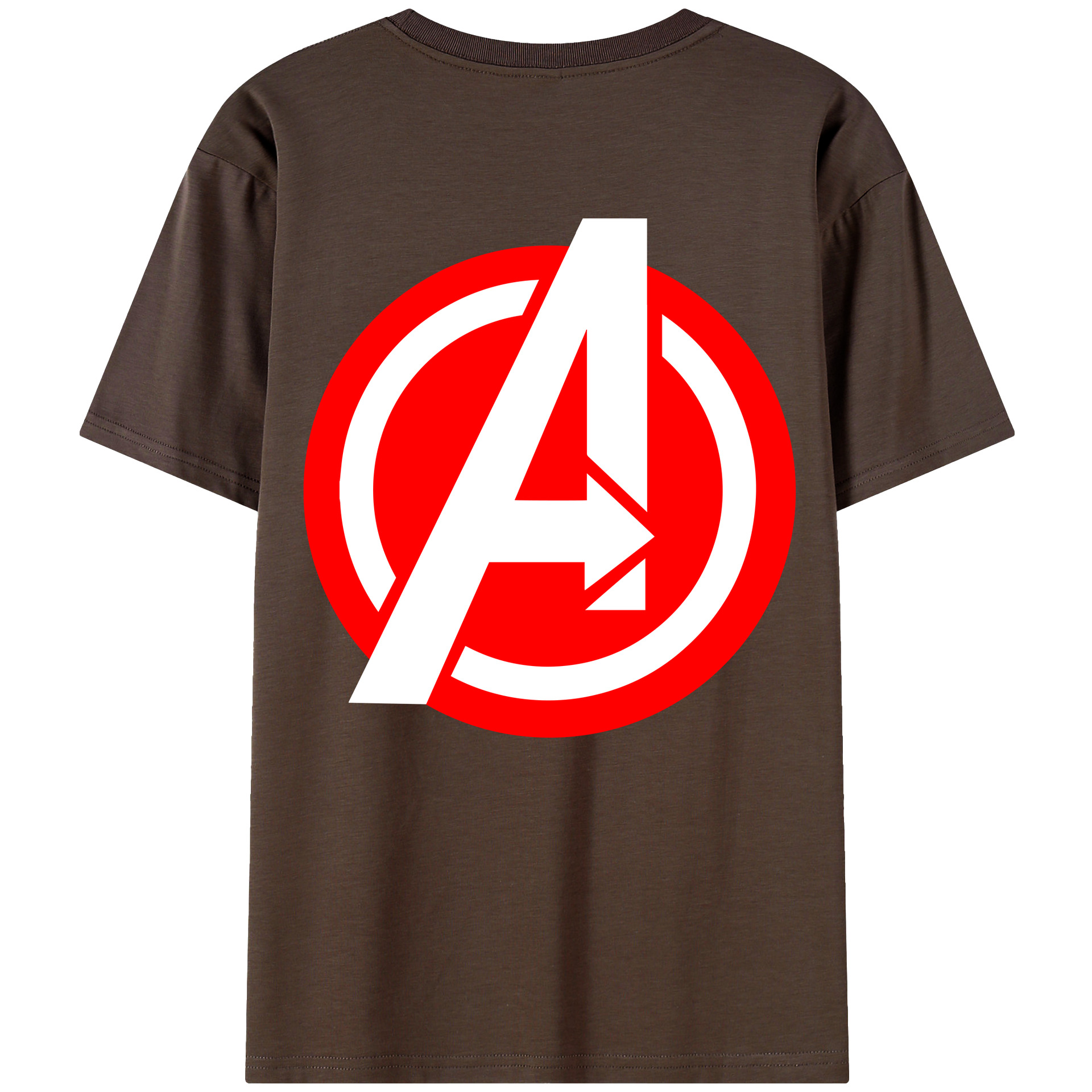 （画像用） アベンジャーズ The Avengers 綿100％半袖Tシャツ（背面プリント）