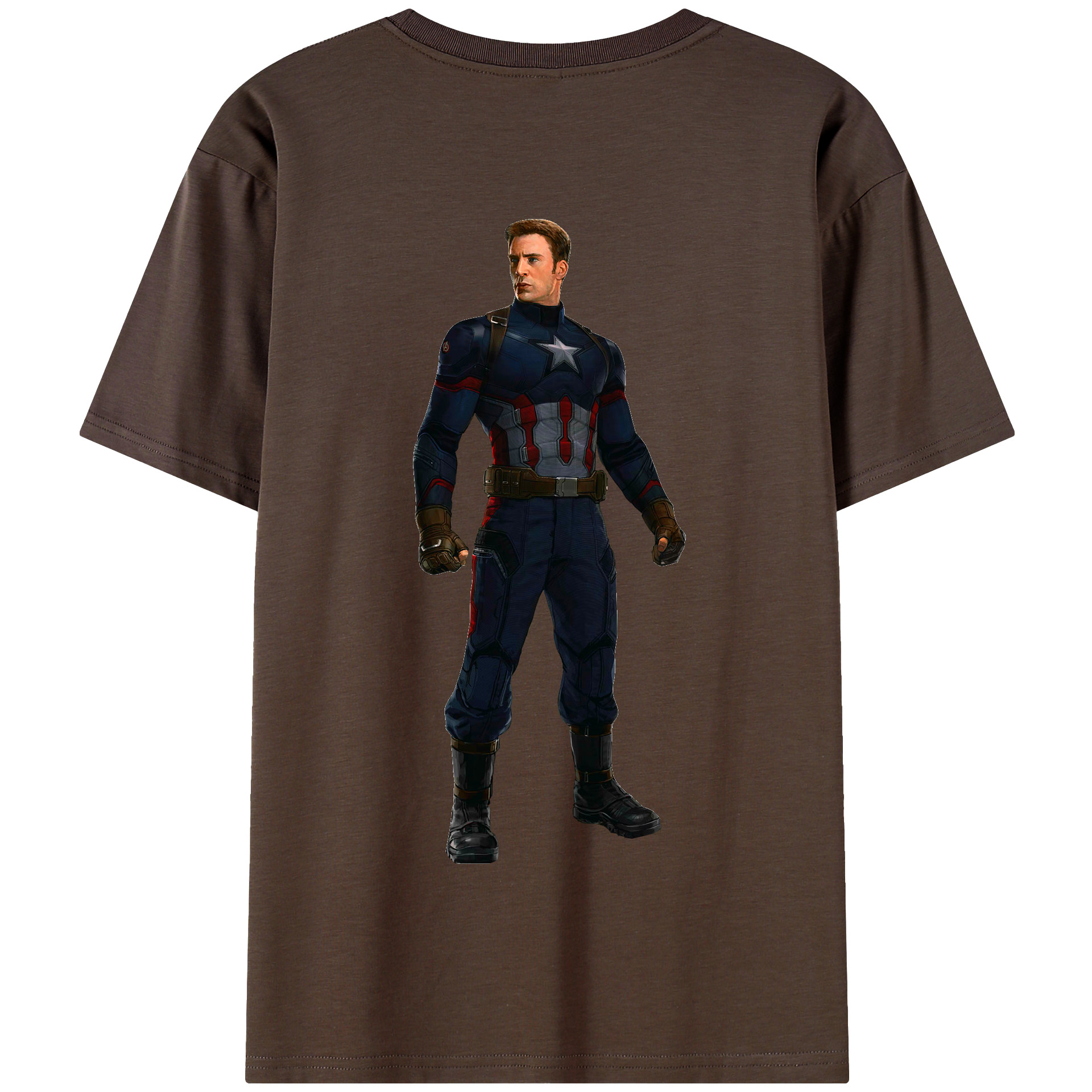 （画像用） アベンジャーズ The Avengers 綿100％半袖Tシャツ（背面プリント）