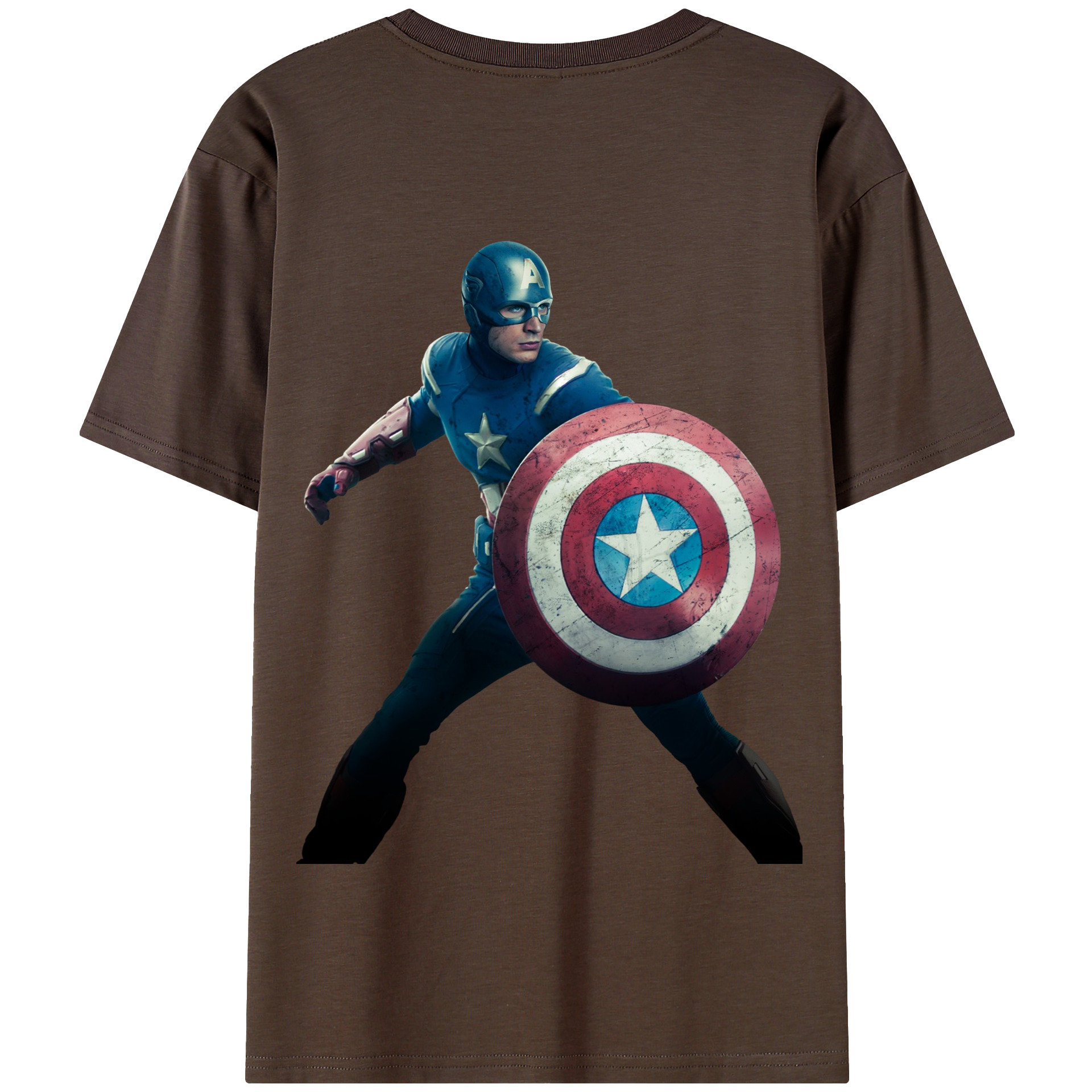 （画像用） アベンジャーズ The Avengers 綿100％半袖Tシャツ（背面プリント）
